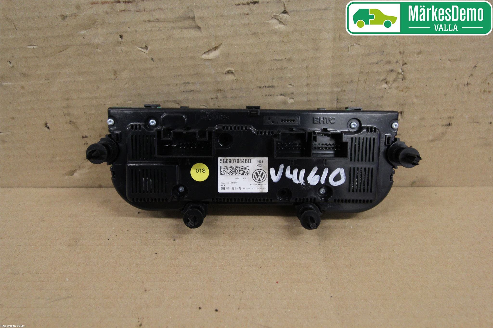 Volkswagen VW GOLF / E-GOLF VII 13-20 Ac Styrenhet Ac Manöveren