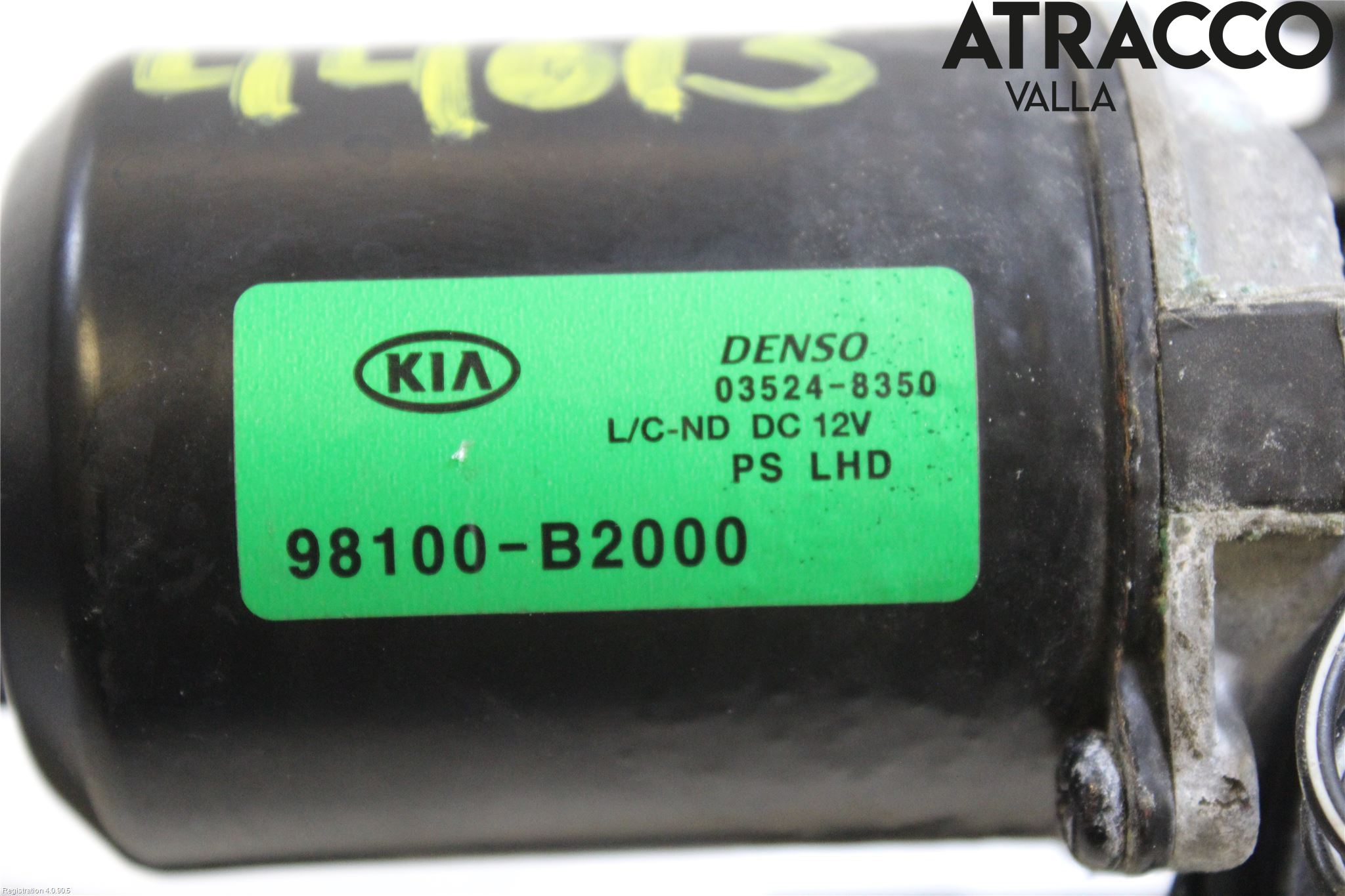 Kia SOUL 09- Torkarmotor Vindruta