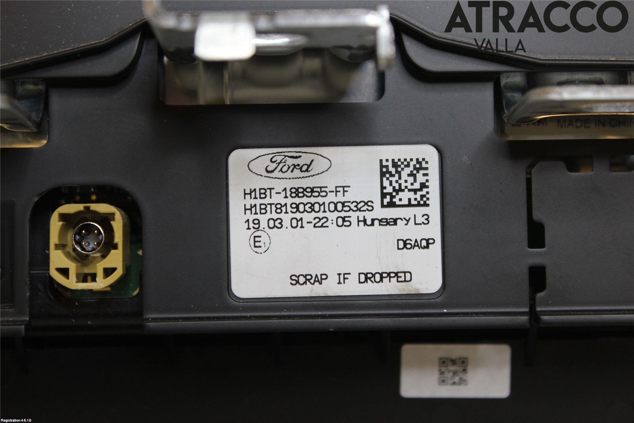 Ford TRANSIT SKÅP/BUSS 14-22 Multifunktionsdisplay