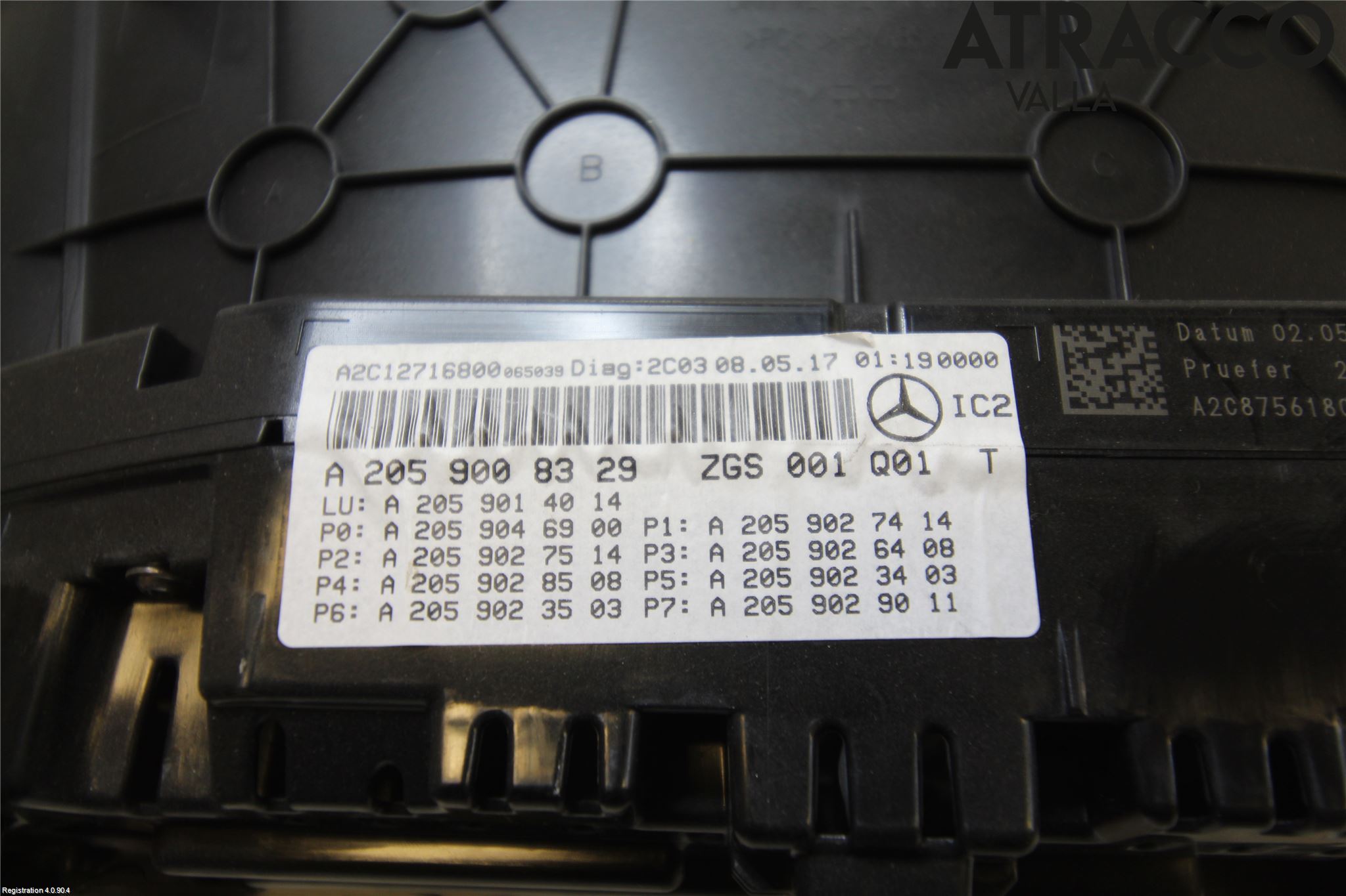 Mercedes-Benz MB C-KLASS (W205) 14-21 Instrument Komb