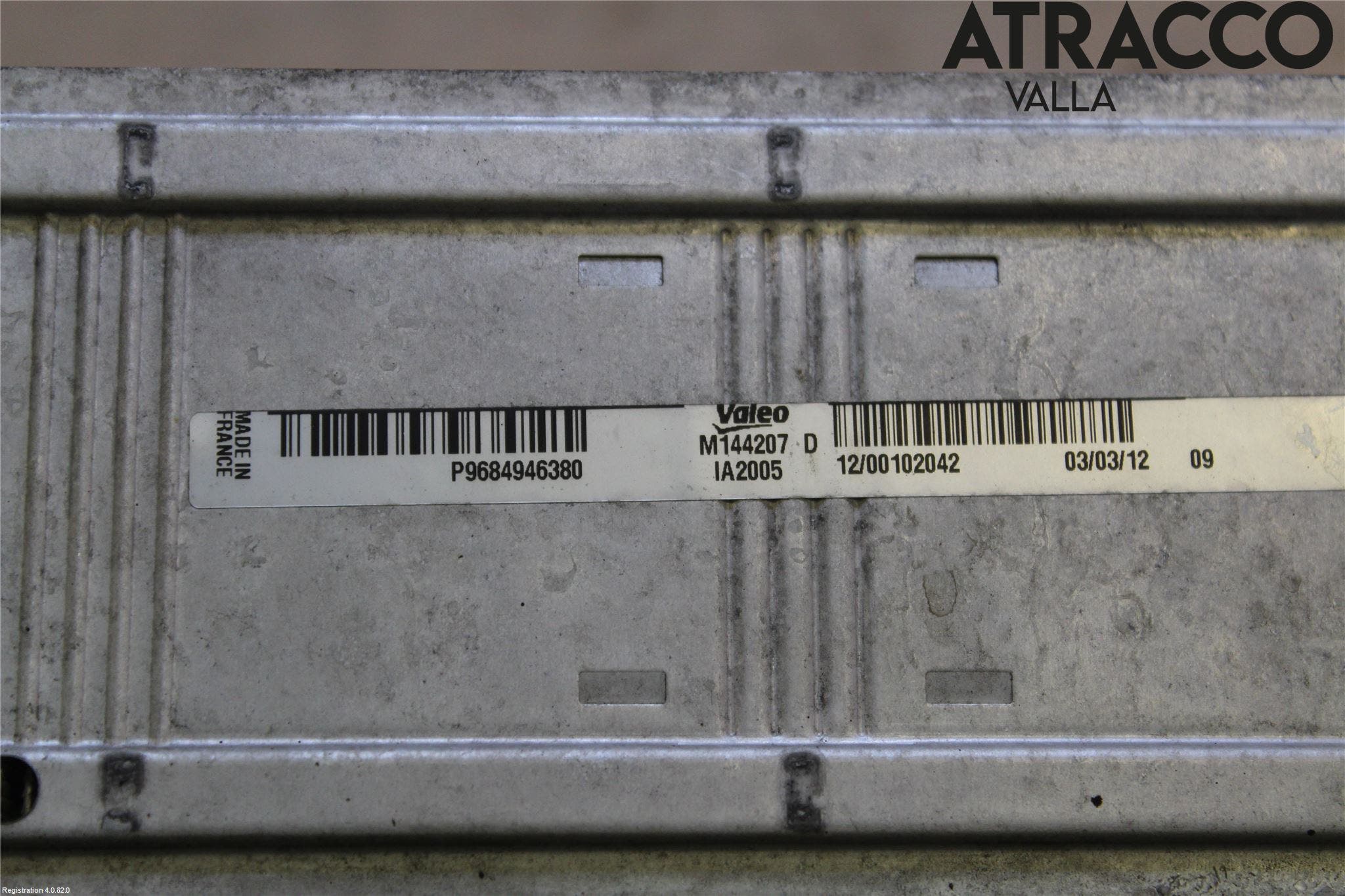 Peugeot 508 11-18 Laddluft-Intercooler Kyl