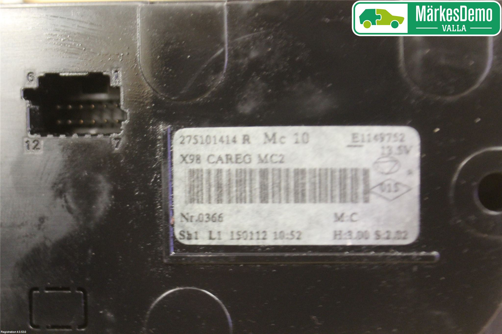 Renault CLIO IV 12-16 Värmereglage