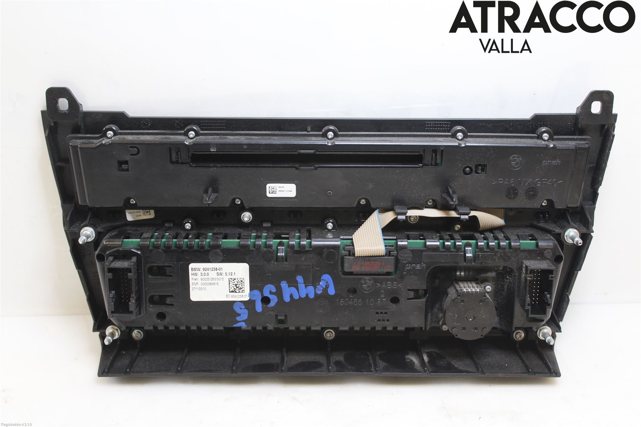 BMW 5 F10/F11/F18 09-17 Ac Styrenhet Ac Manöveren