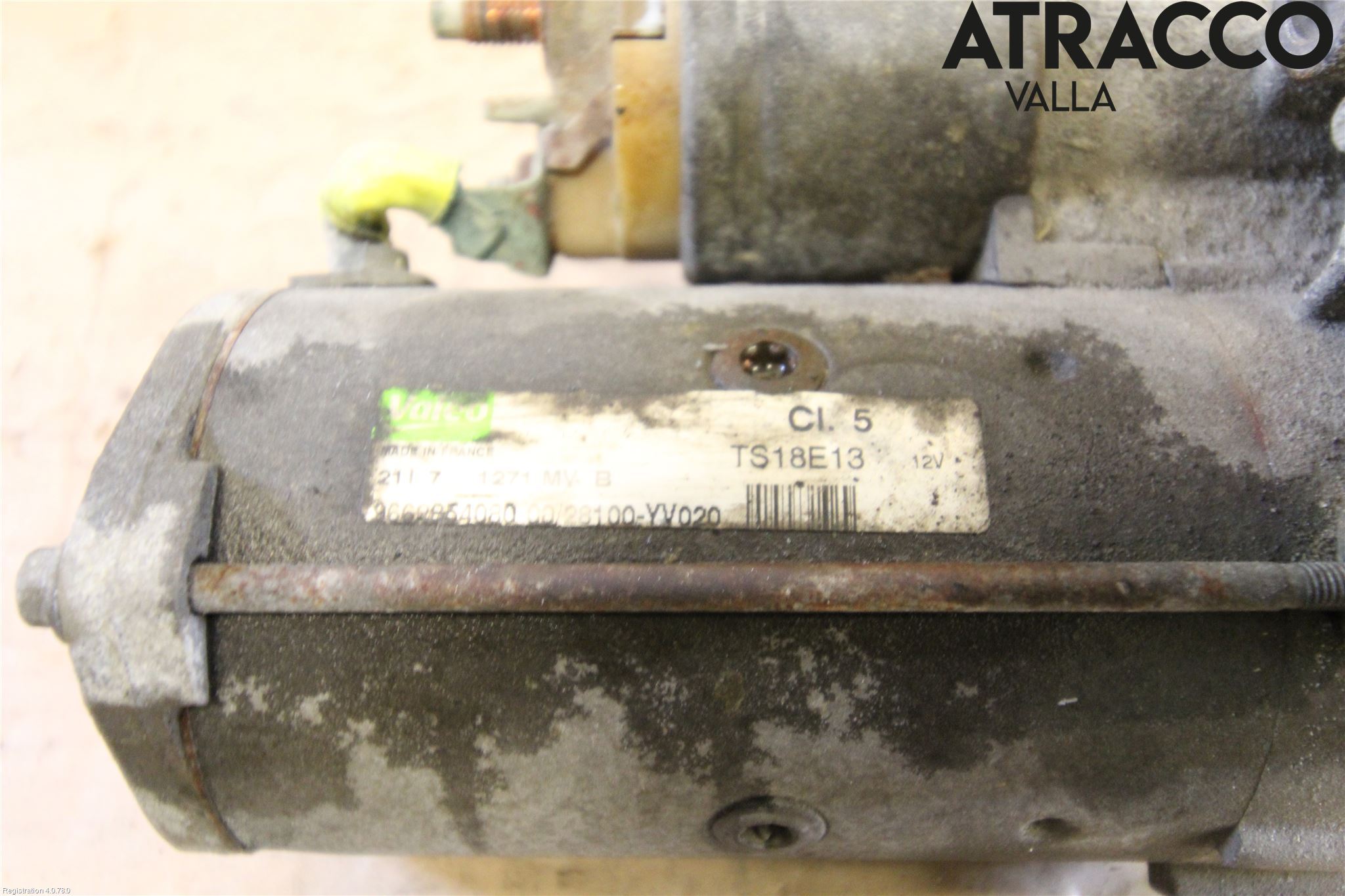 Peugeot BIPPER Startmotor Diesel