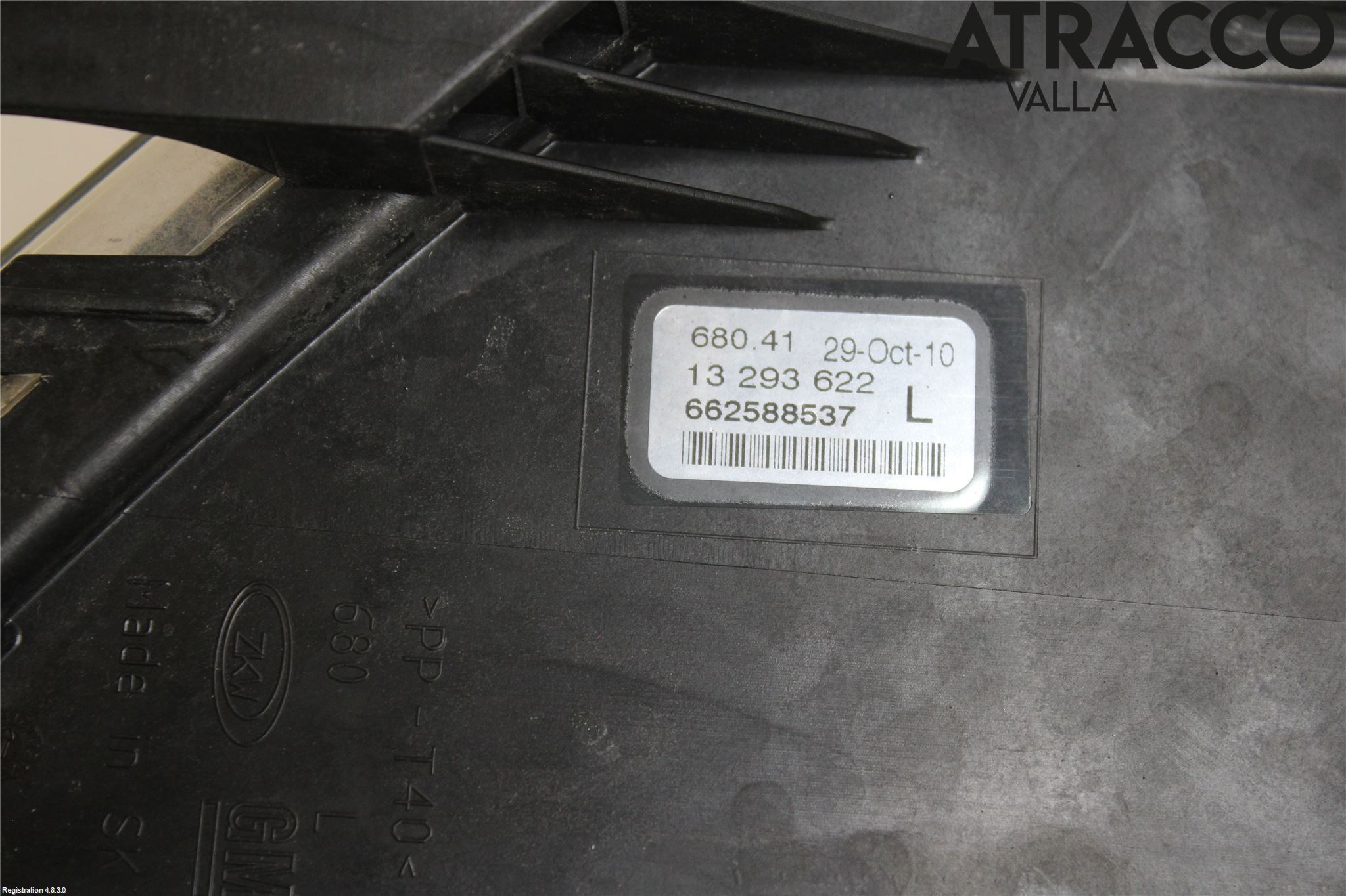Opel ASTRA J 10-15 Dimljus-Varselljus Fram