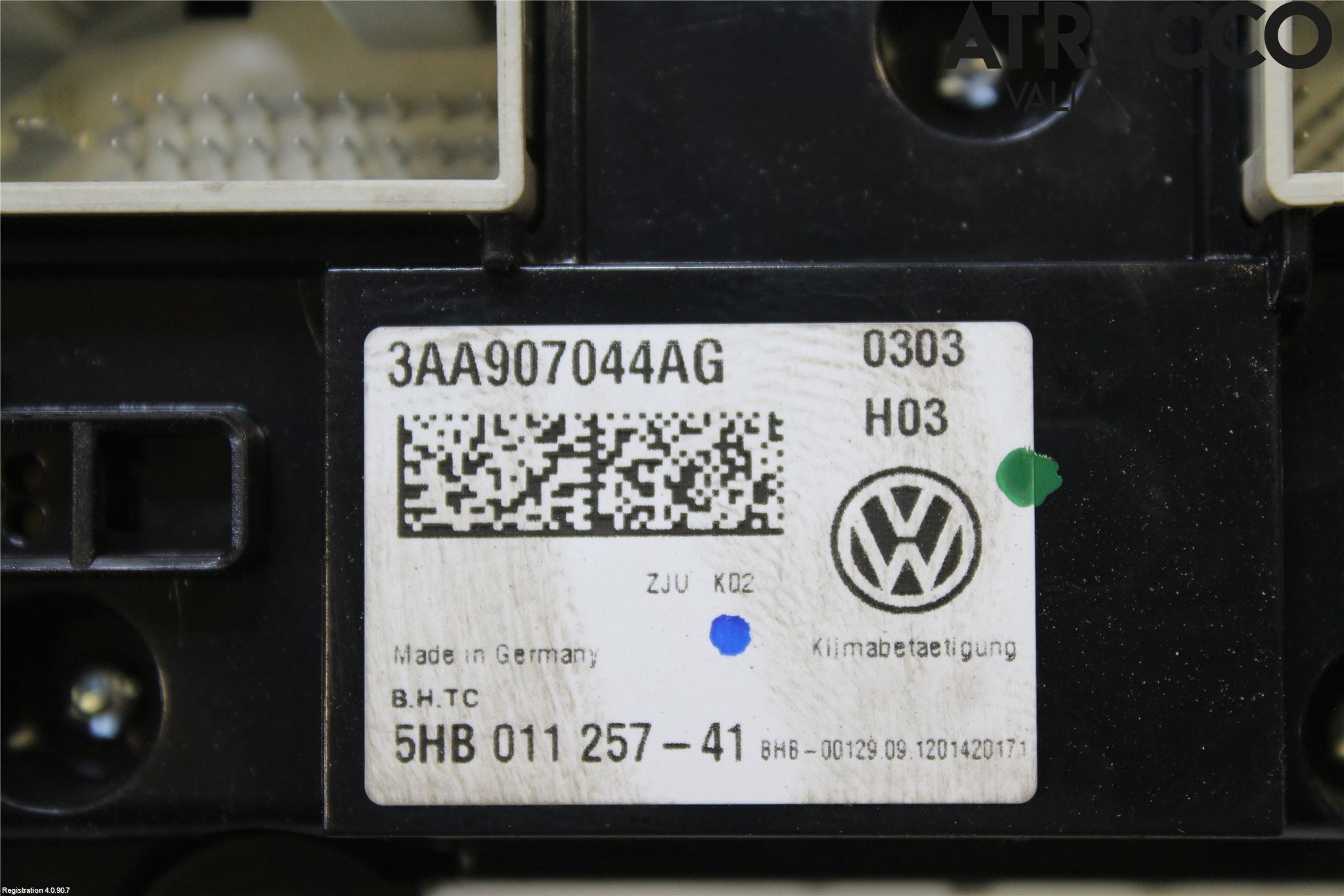Volkswagen VW PASSAT 11-14 Ac Styrenhet Ac Manöveren