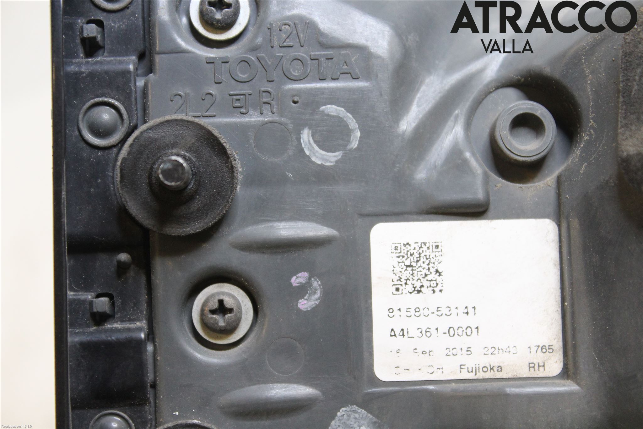 Lexus IS 250/350 14-20 Bakljus Lucka Hö