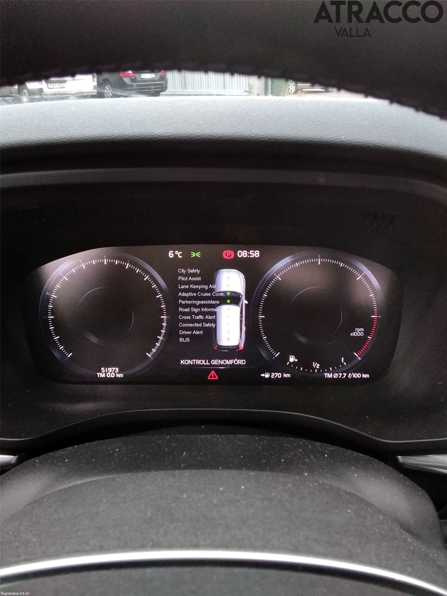 Volvo XC60 18- Instrument Komb