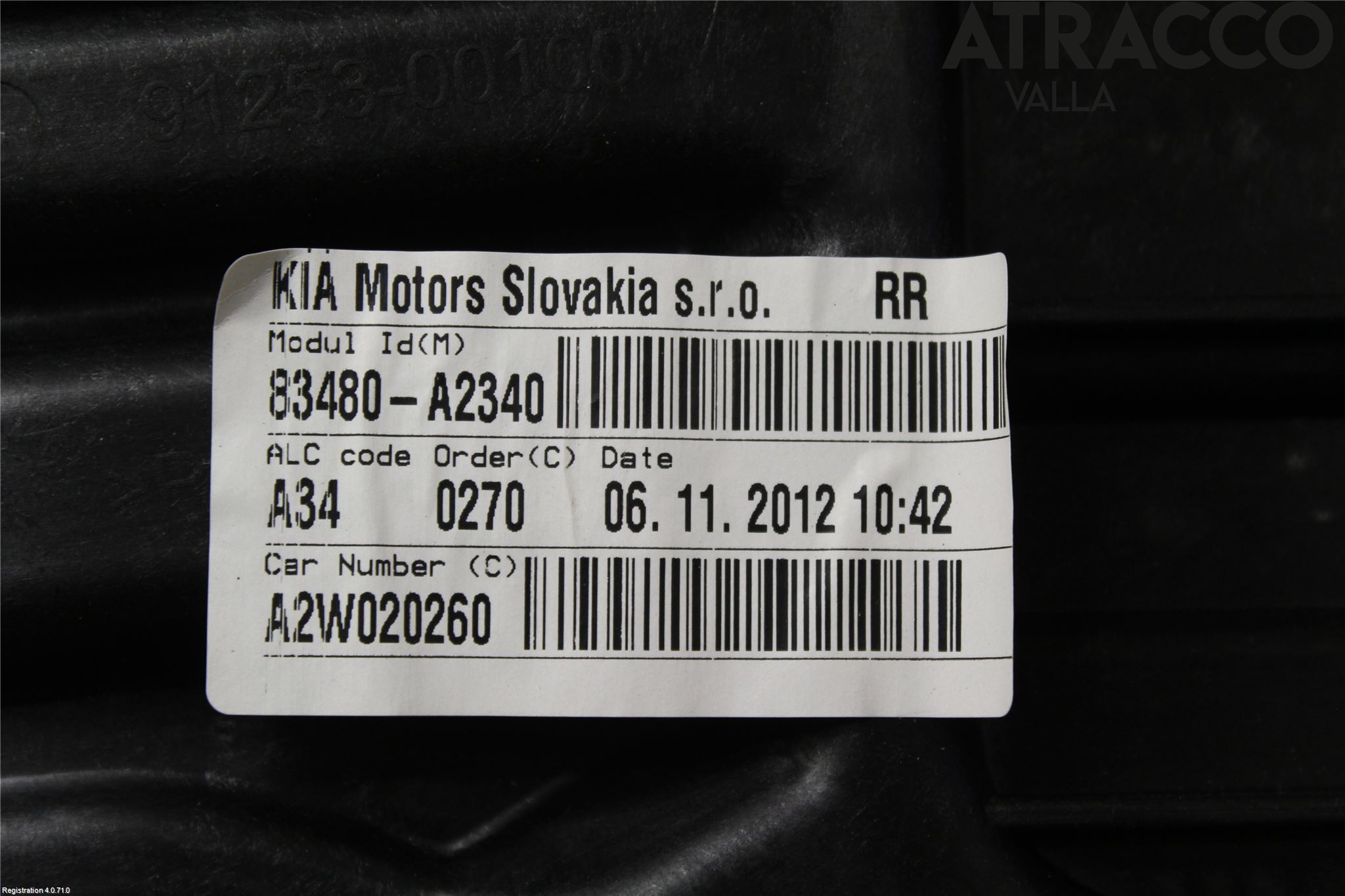 Kia CEED 12-18 Fönsterhissmekanism