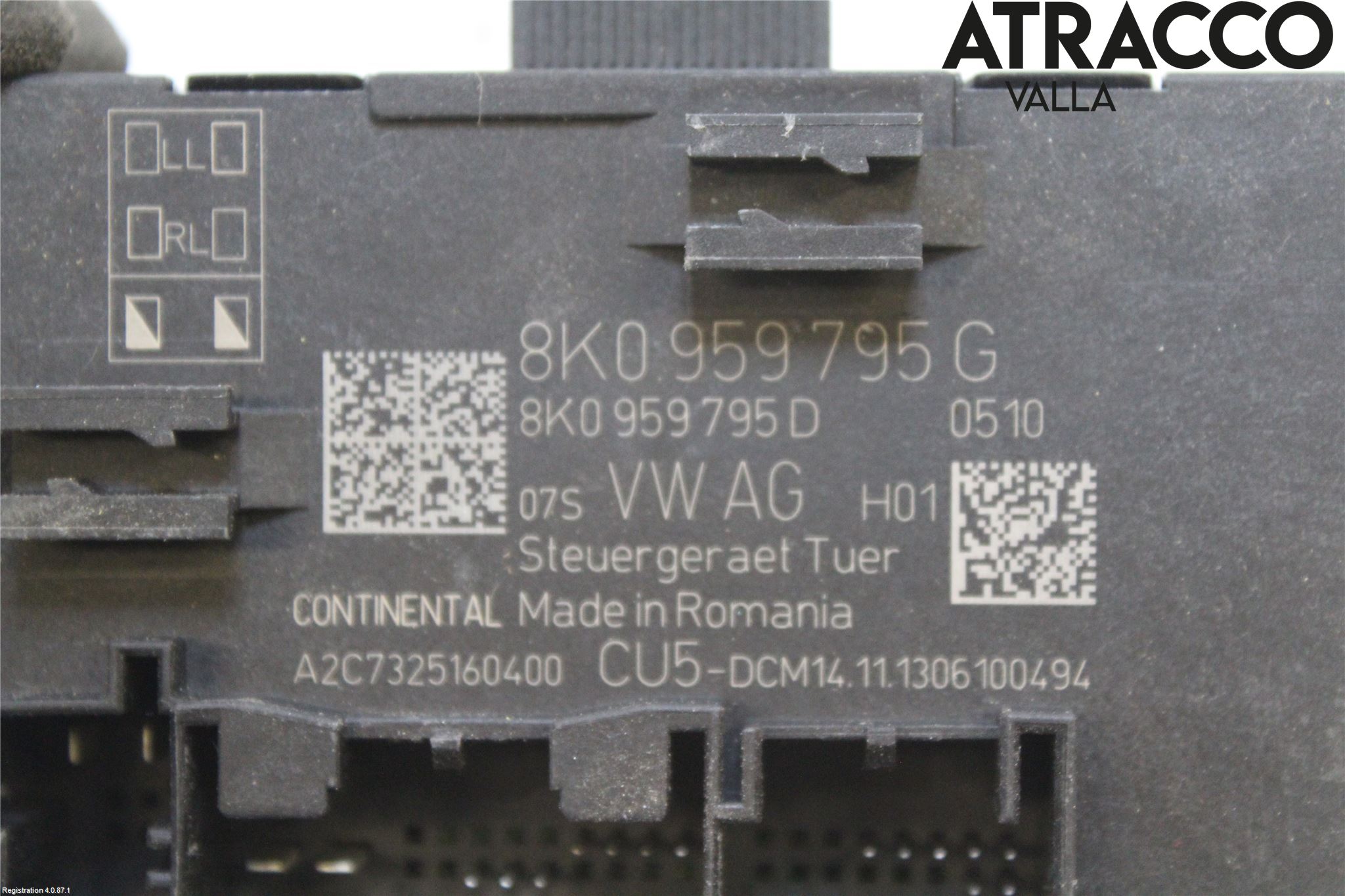 Audi A4 12-15 Styrenhet Dörr