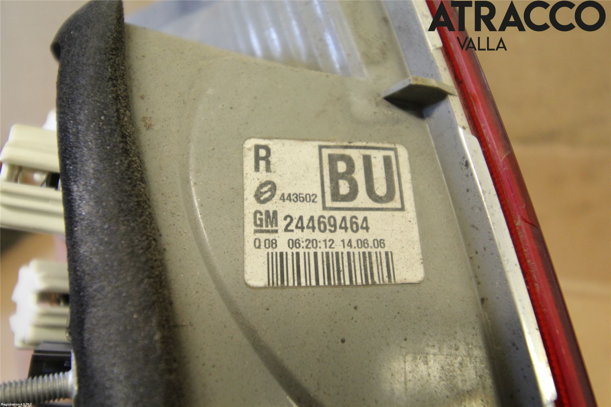 Opel VECTRA C 06-08 Bakljus Lucka Hö