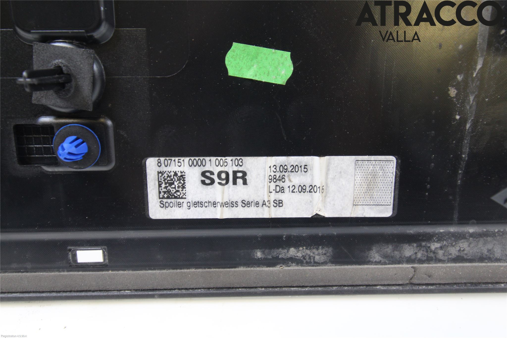 Audi A3/S3 8V 13-20 Spoiler Baklucka