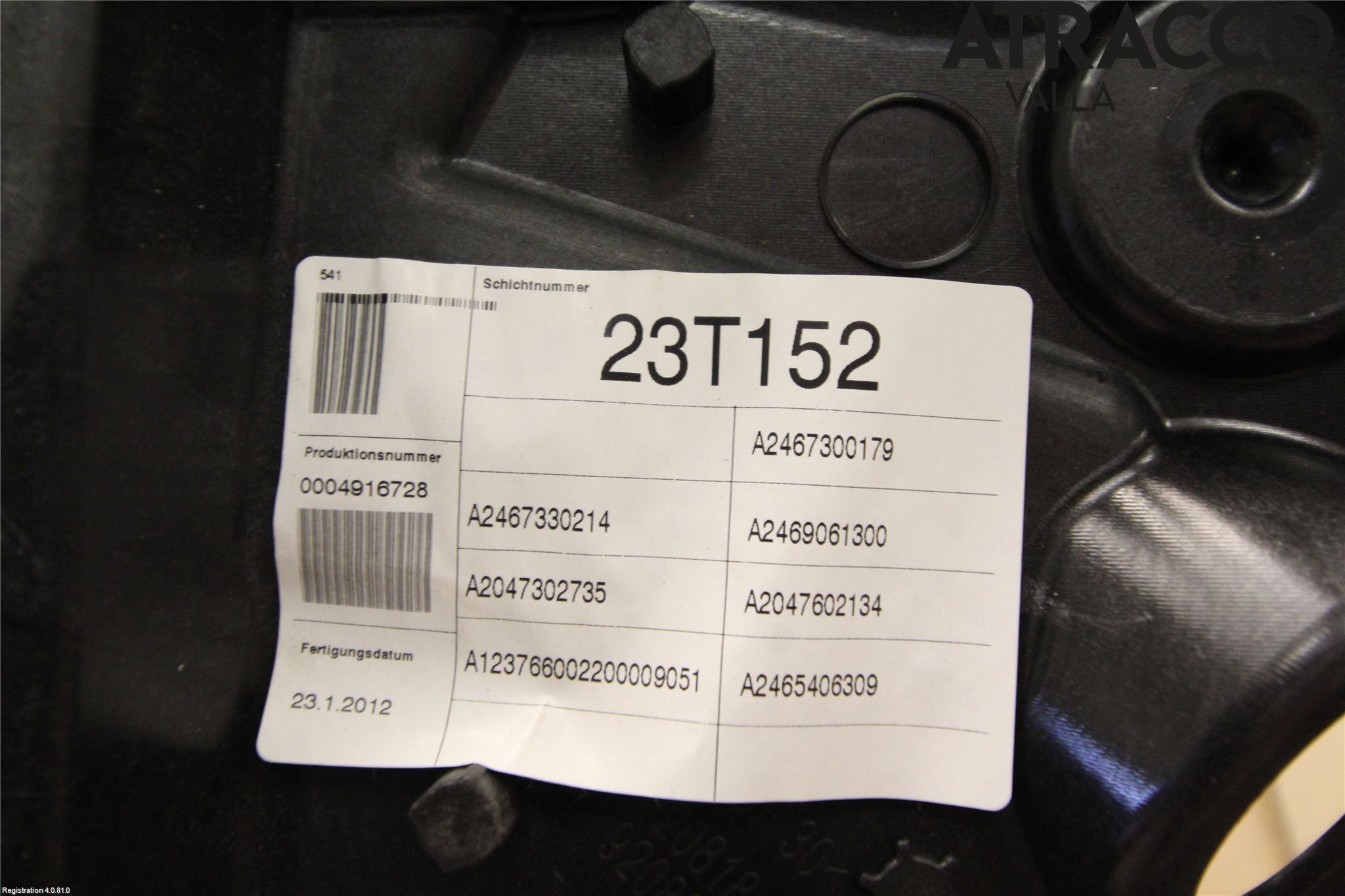 Mercedes-Benz MB B-KLASS (W246/W242) 12-19 Fönsterhiss El Kompl