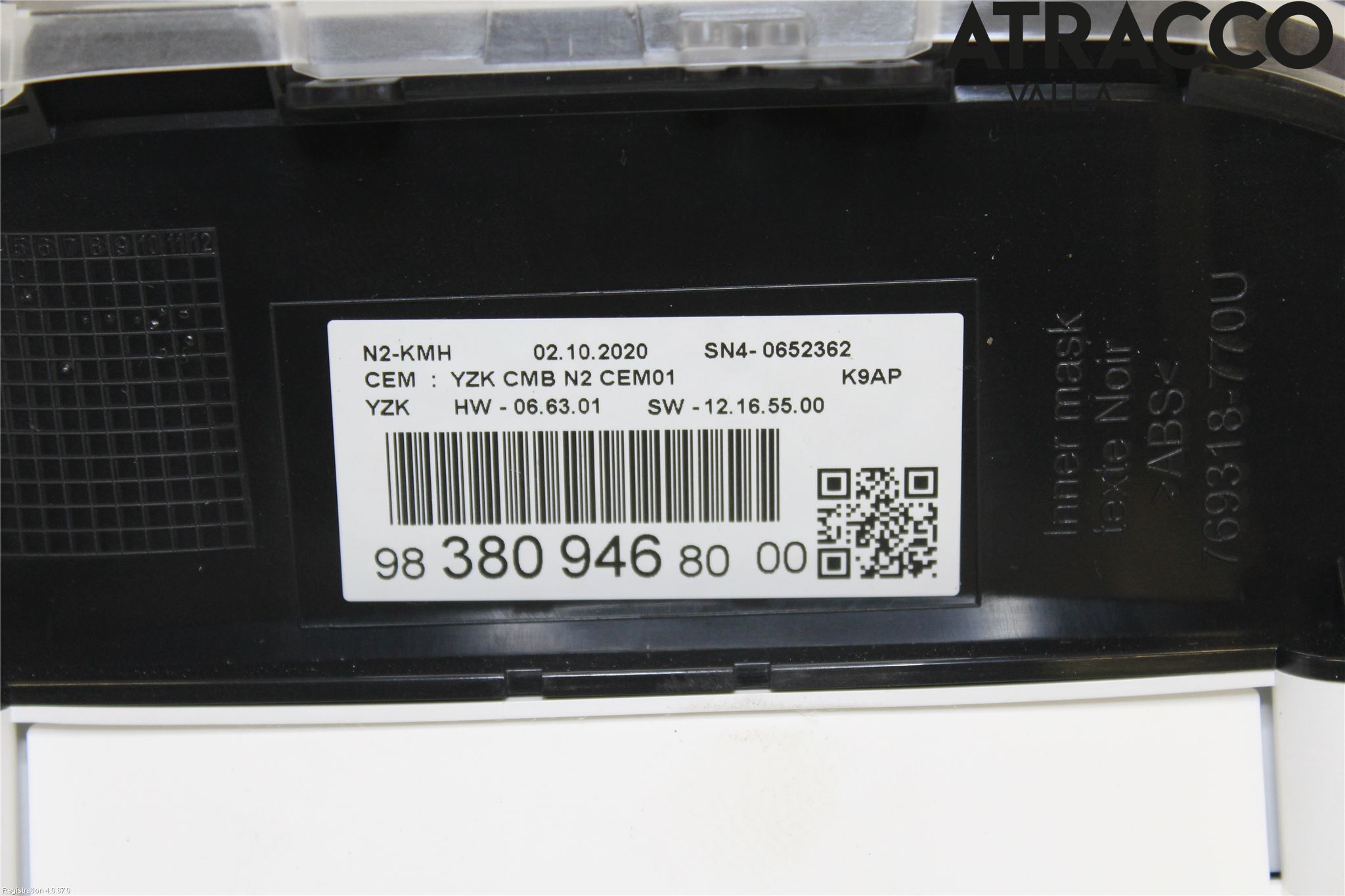 Peugeot PARTNER/E-PARTNER 19- Instrument Komb