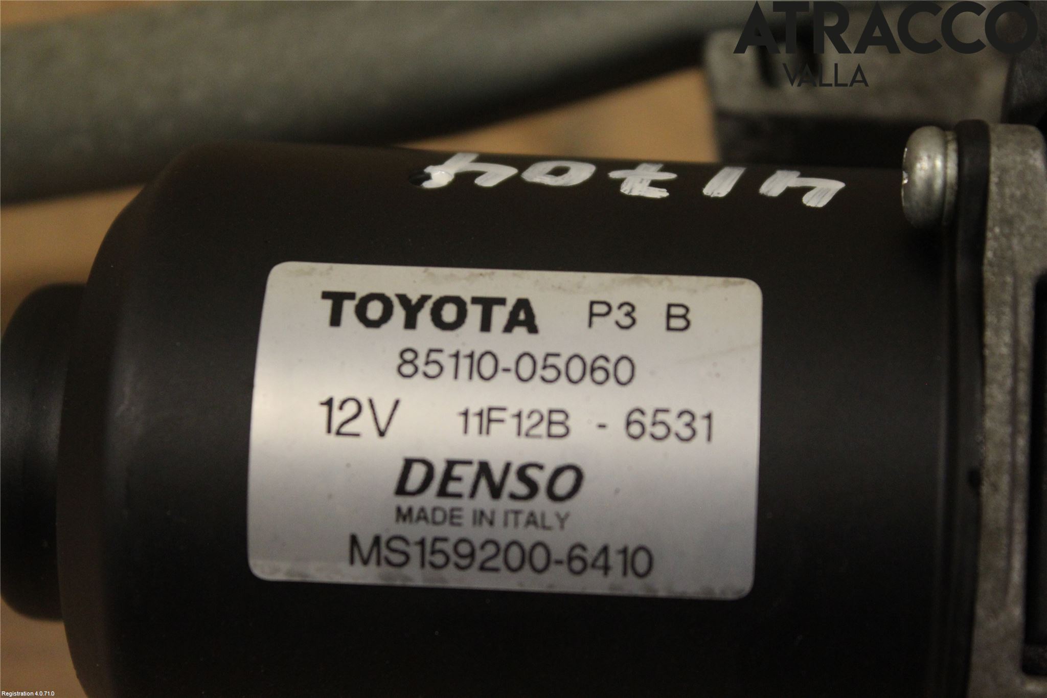 Toyota AVENSIS 03-06 Torkarmekanism Vindruta