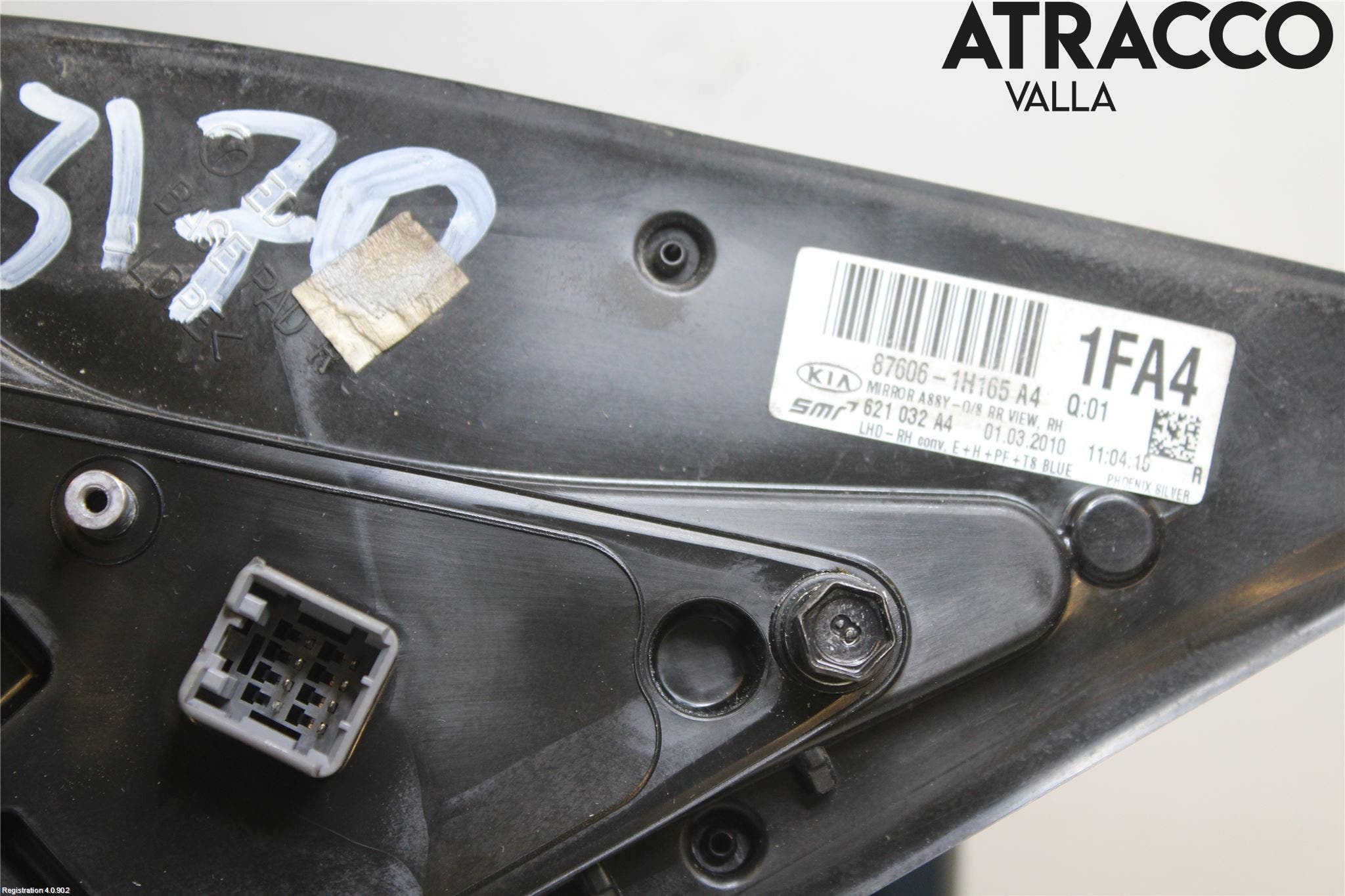 Kia CEED 06-12 Spegel Yttre El Hö