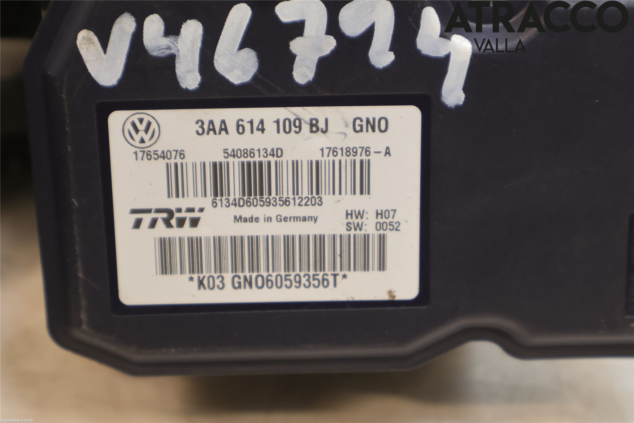 Volkswagen VW PASSAT 11-14 Abs Hydraulaggregat