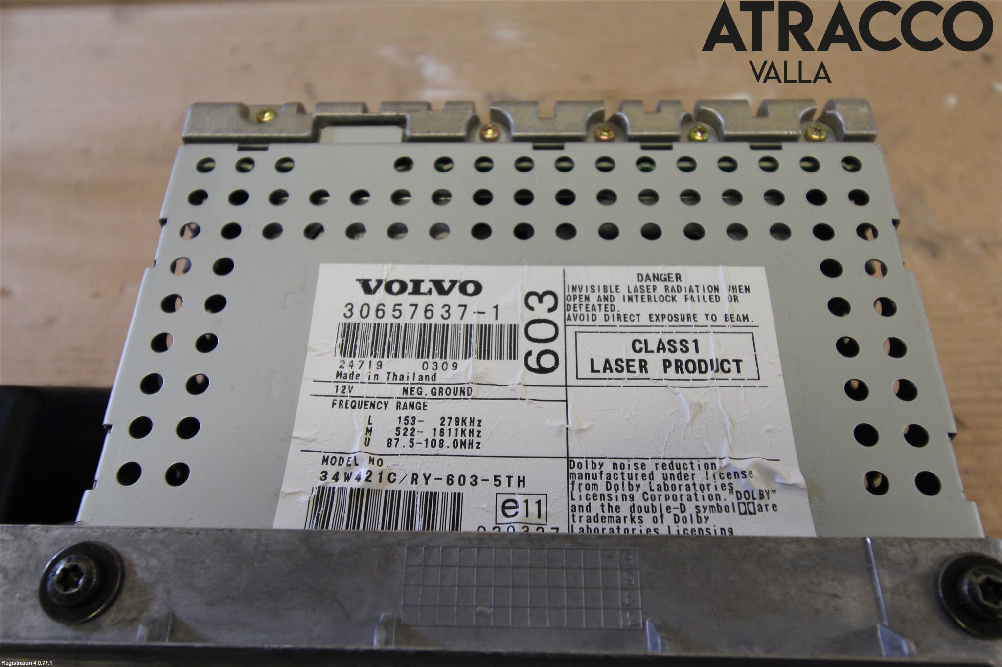 Volvo S60 01-04 Cd Radio - Multimediapanel