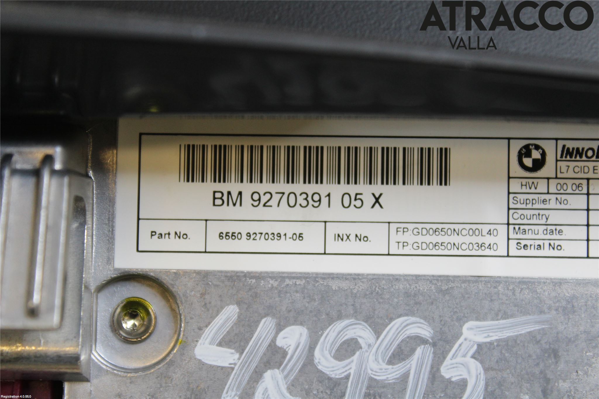 BMW 1 F20/F21 11-19 Multifunktionsdisplay