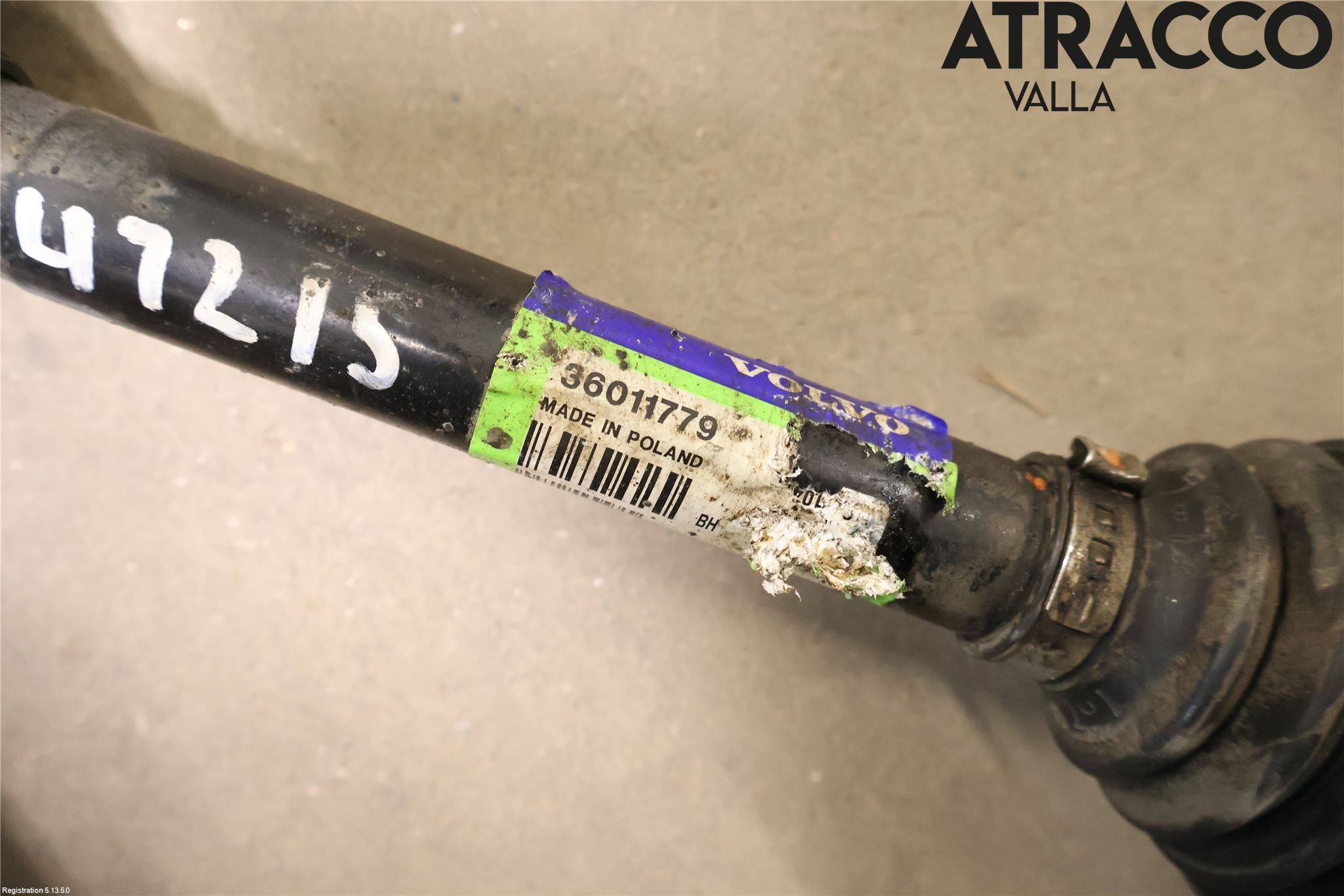 Volvo V90 17->> Drivaxel Fram Höger