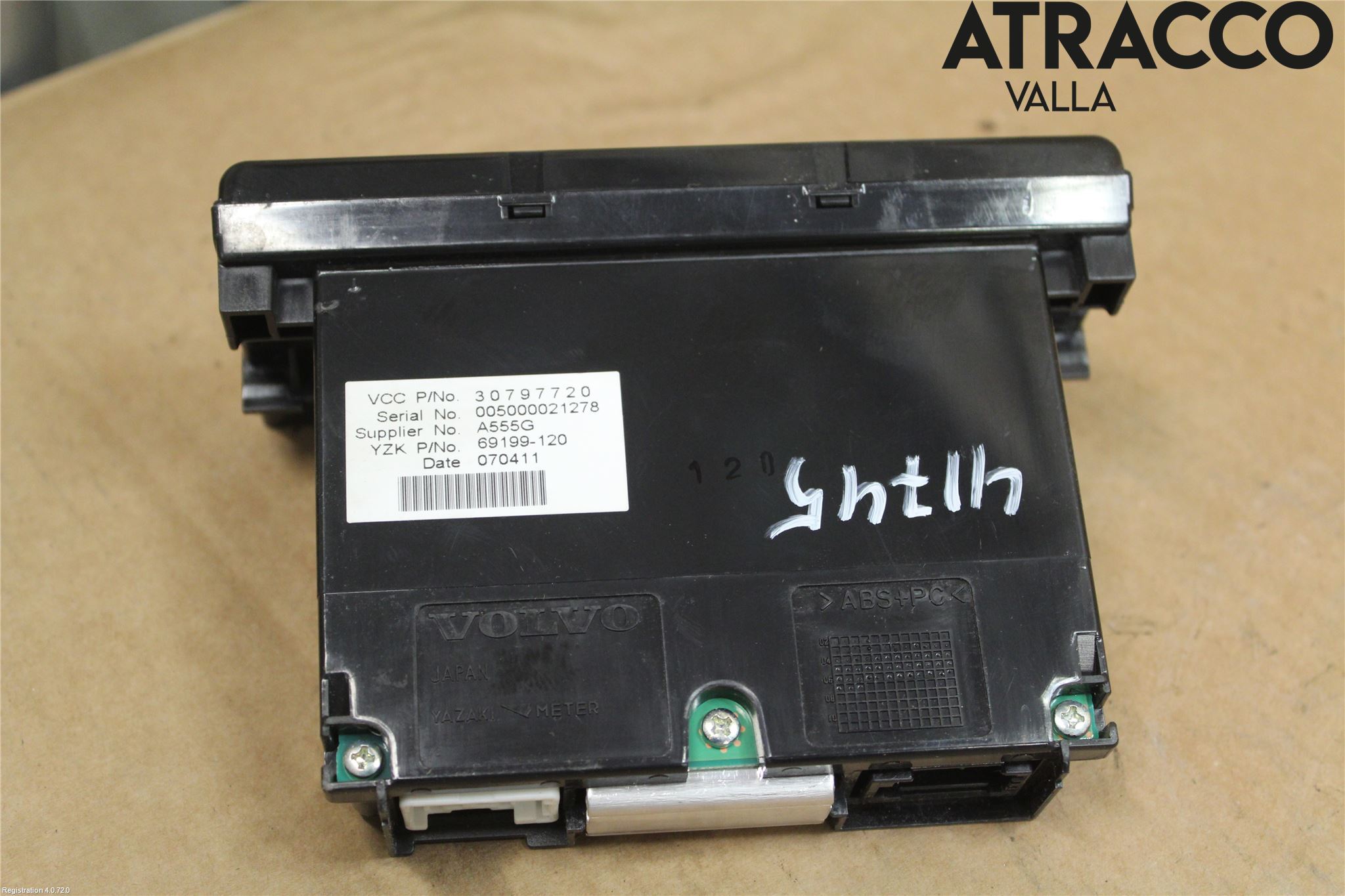 Volvo C70 06-10 Kontrolldisplay