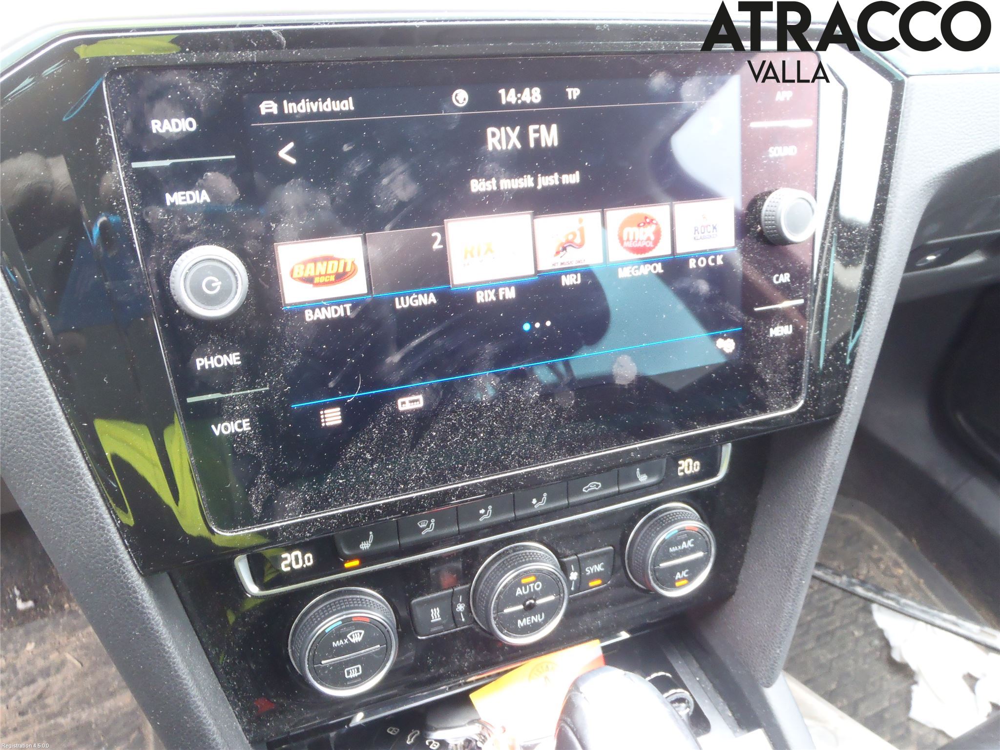 Volkswagen VW PASSAT 15-19 Multifunktionsdisplay