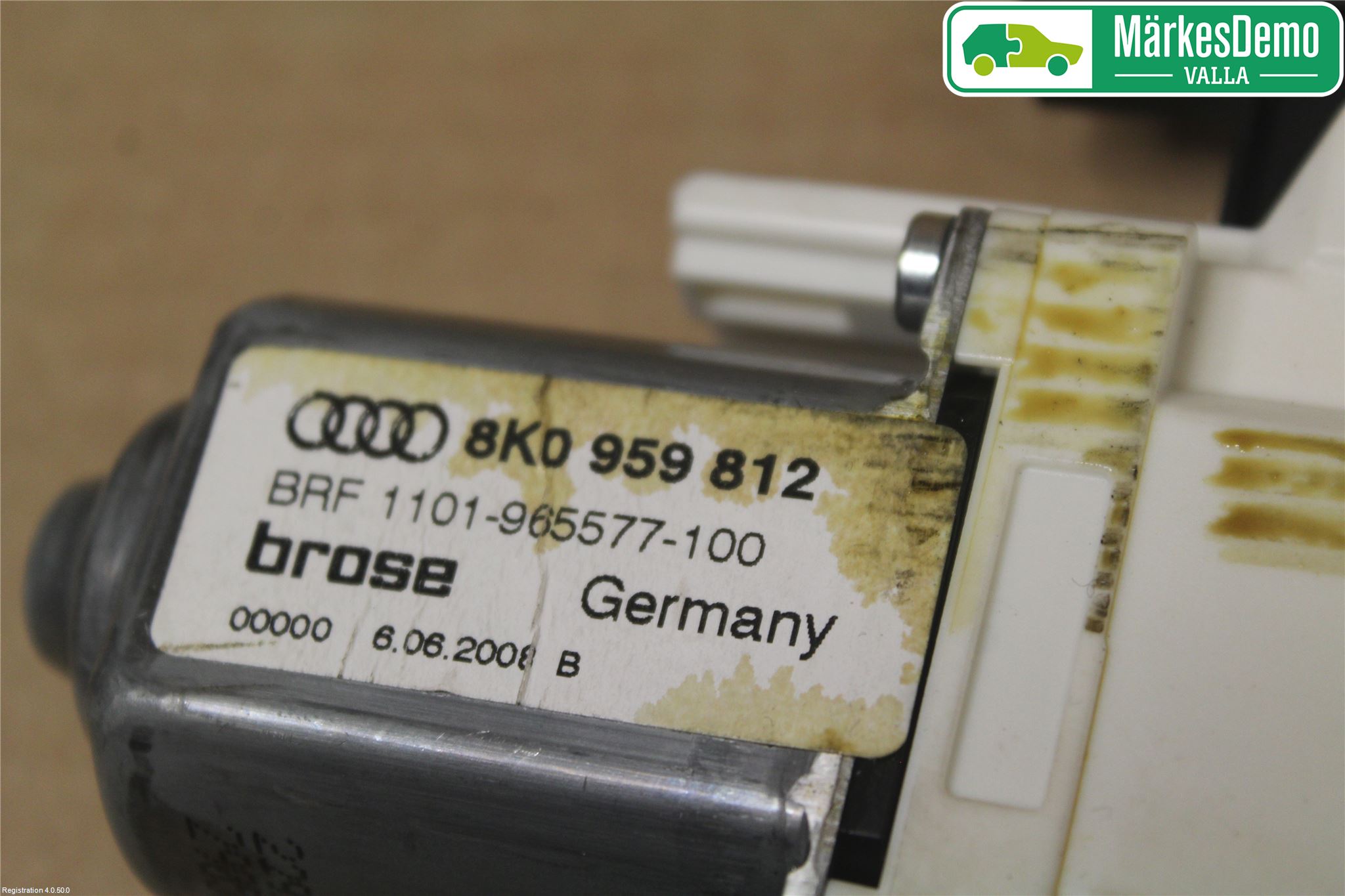 Audi A4/S4 08-11 Fönsterhissmotor