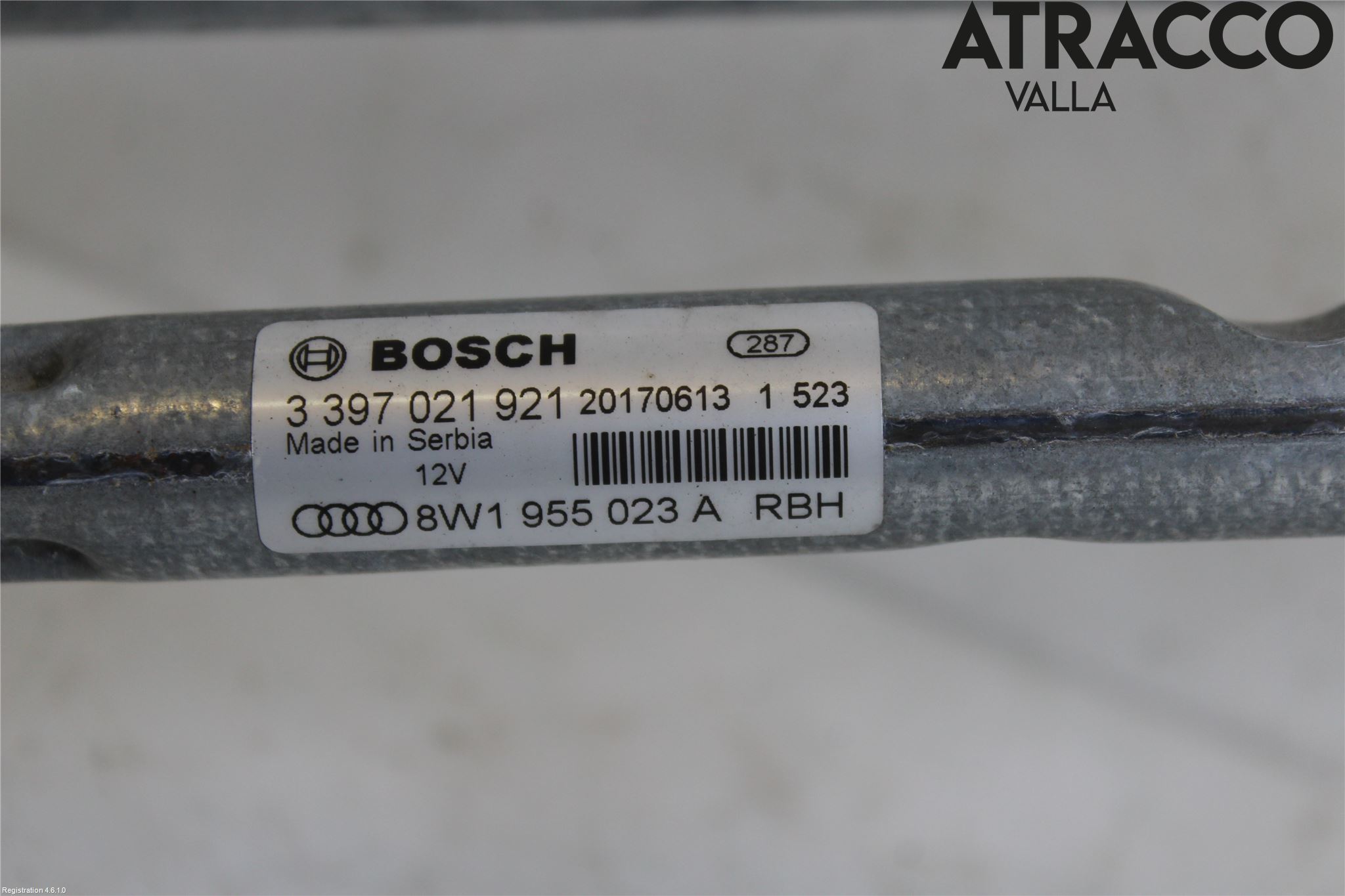 Audi A4/S4 B9 16-19 Torkarmekanism Vindruta