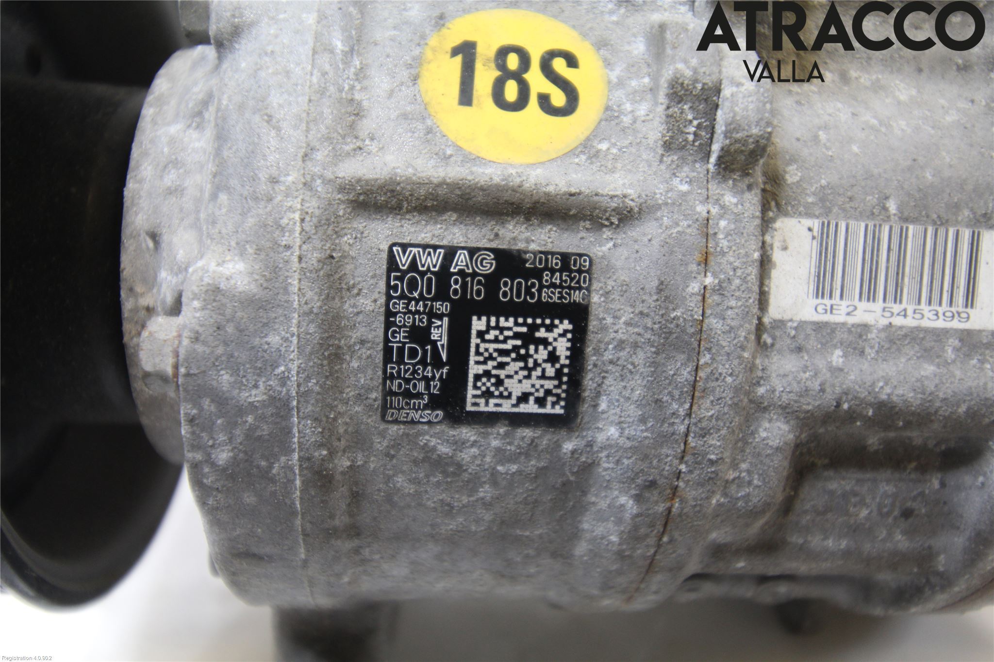 Volkswagen VW GOLF / E-GOLF VII 13-20 Ac Kompressor