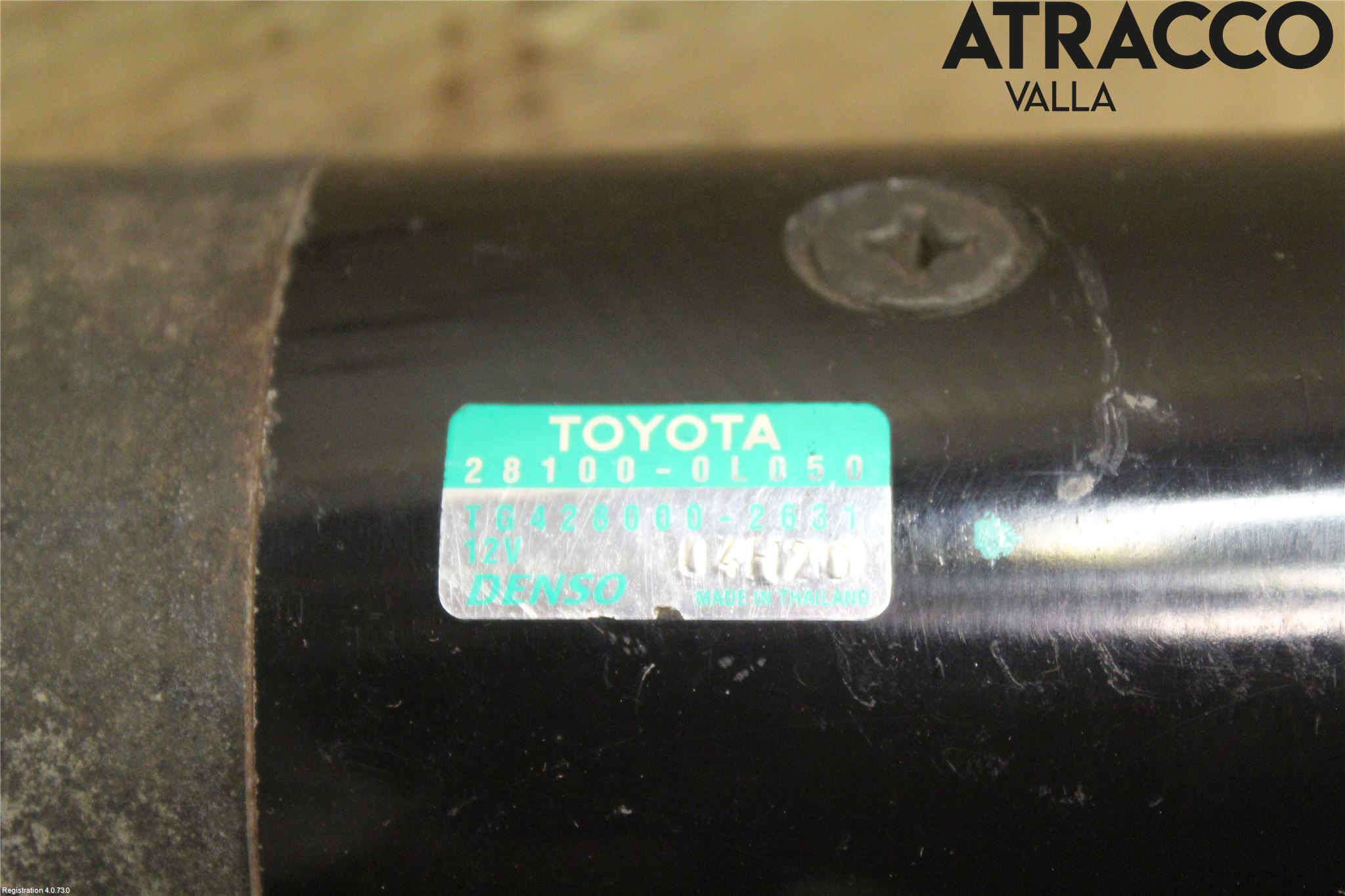 Toyota HILUX 05-16 Startmotor Diesel