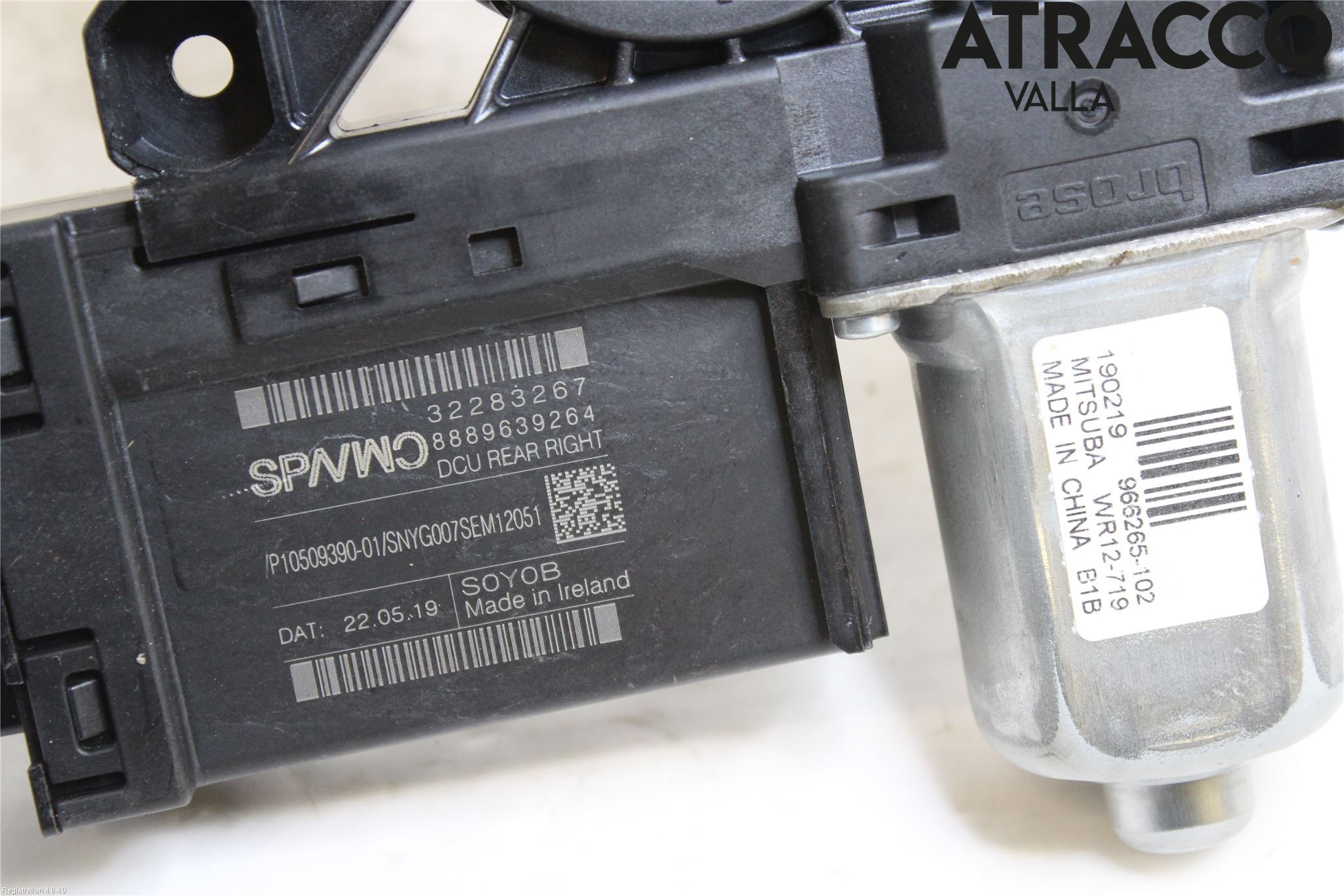 Volvo XC60 18- Fönsterhissmotor