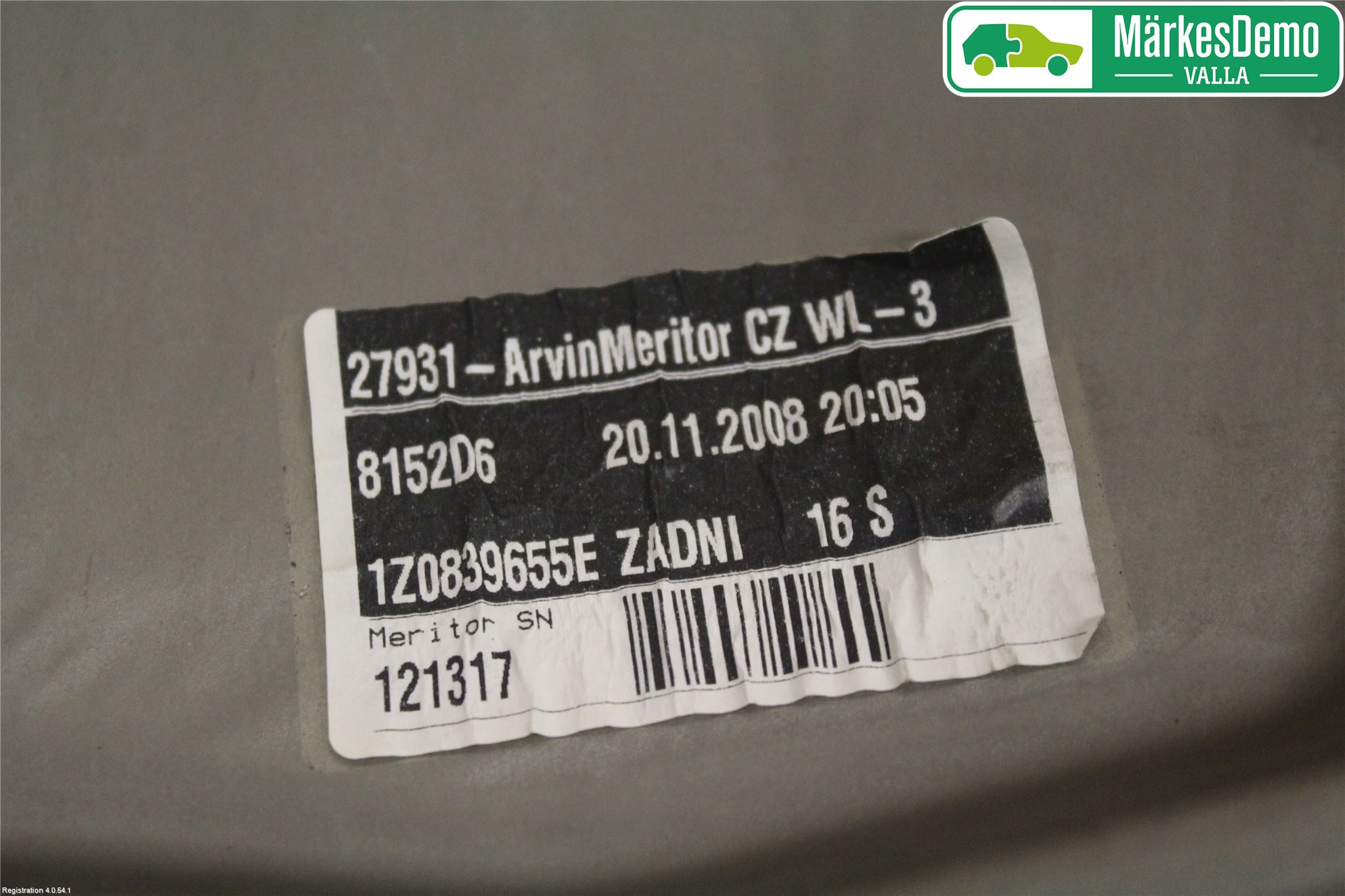 Skoda OCTAVIA (1Z) 05-13 Fönsterhiss El Kompl