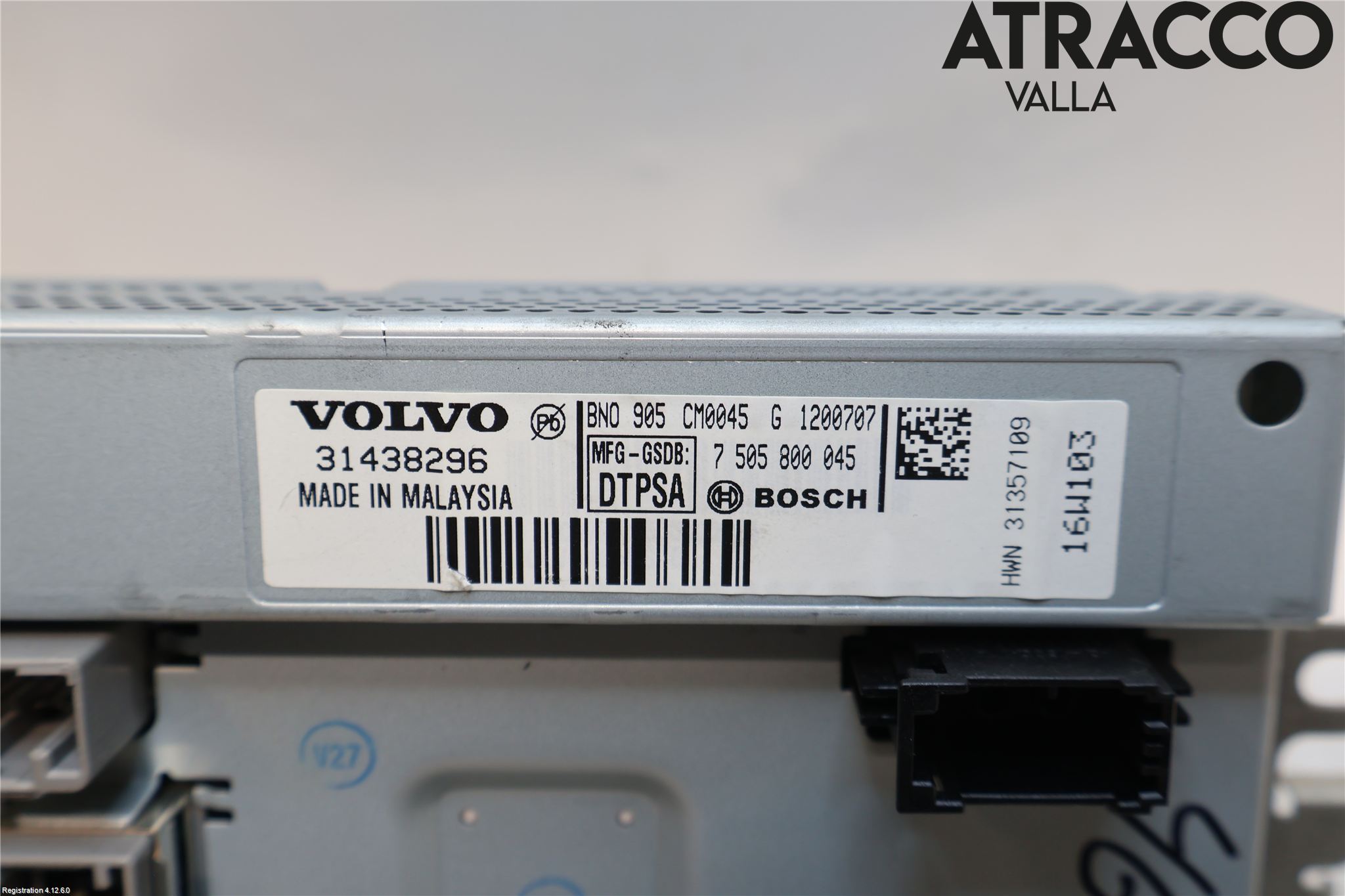 Volvo V40 12-19 Multifunktionsdisplay