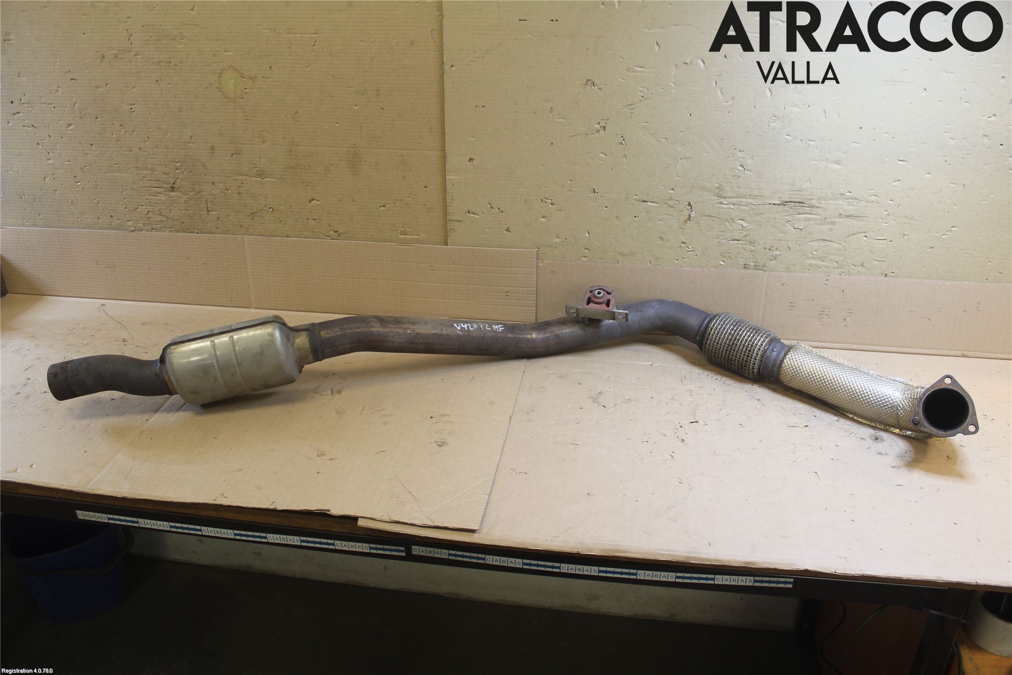 Audi A4/S4 B9 16-19 Avgas Främre Rör