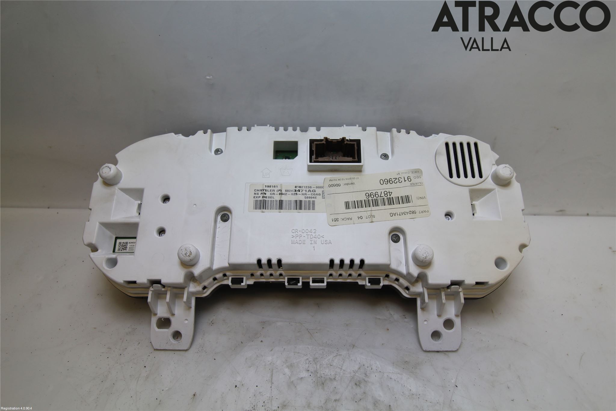 Jeep GRAND CHEROKEE 10-20 Instrument Komb