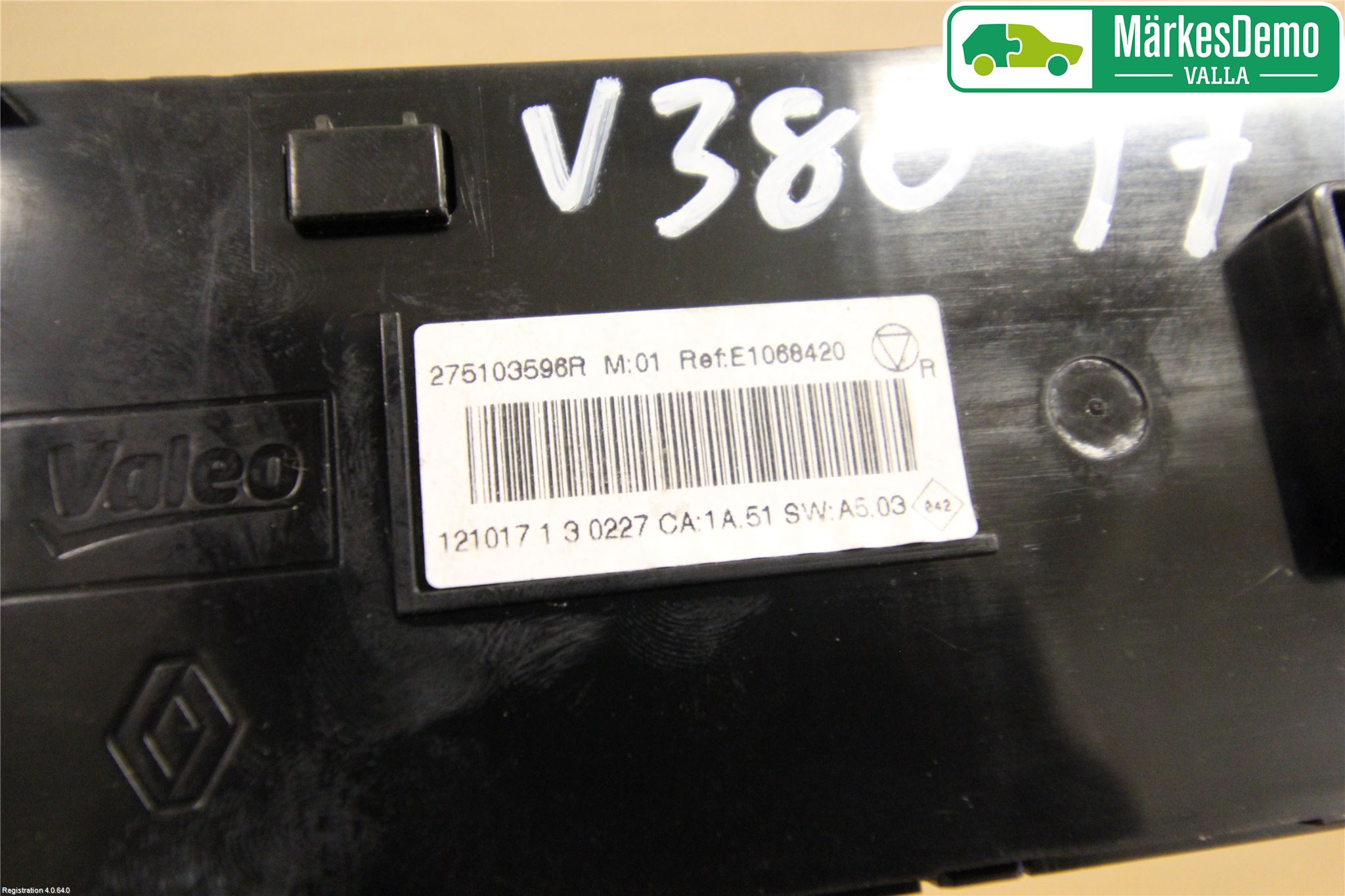 Renault MEGANE III 09-15 Ac Styrenhet Ac Manöveren