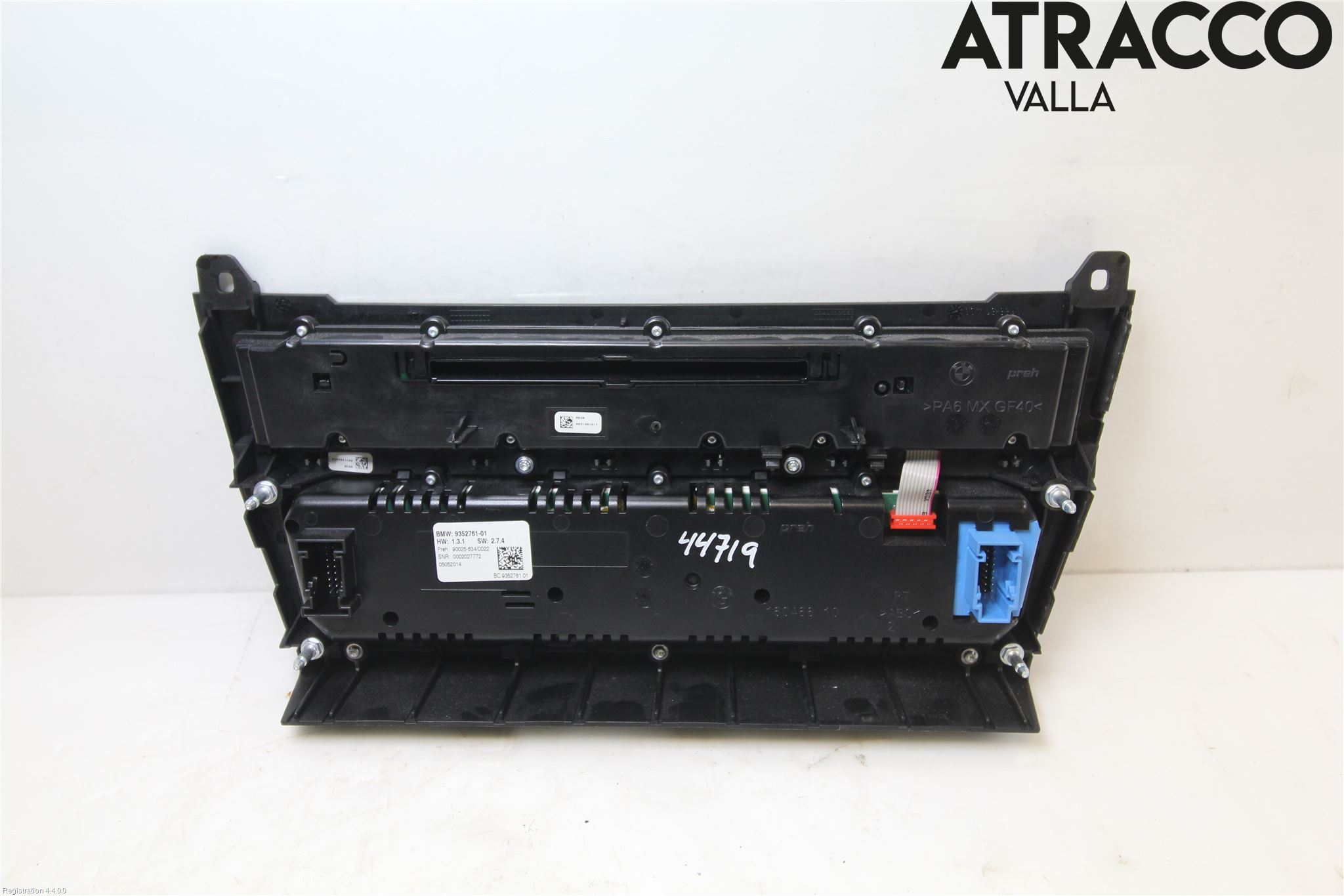 BMW 5 F10/F11/F18 09-17 Ac Styrenhet Ac Manöveren