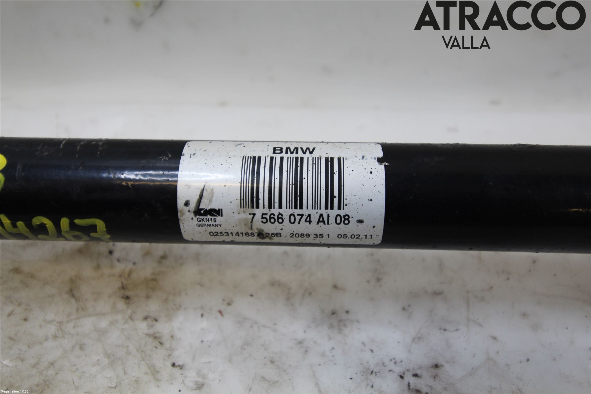 BMW 5 GT F07 09-17 Drivaxel Bak Höger