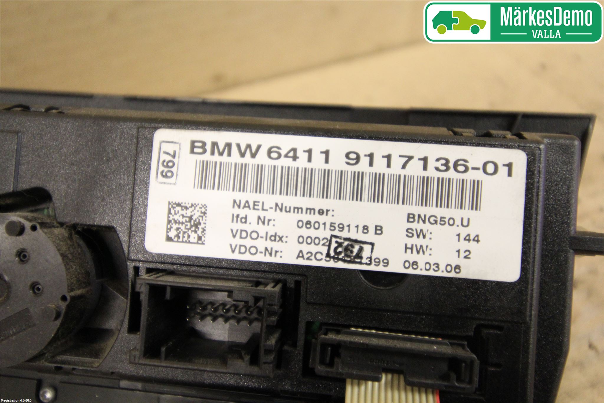 BMW 3 E90/91 SED/TOU 05-12 Ac Styrenhet Ac Manöveren