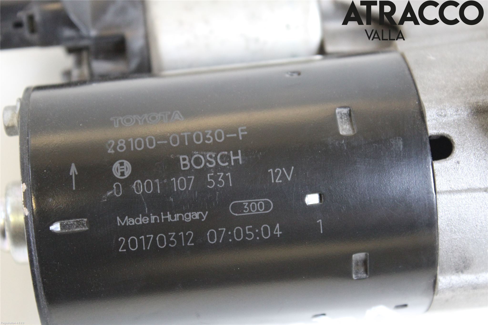 Toyota AURIS 13-19 Startmotor