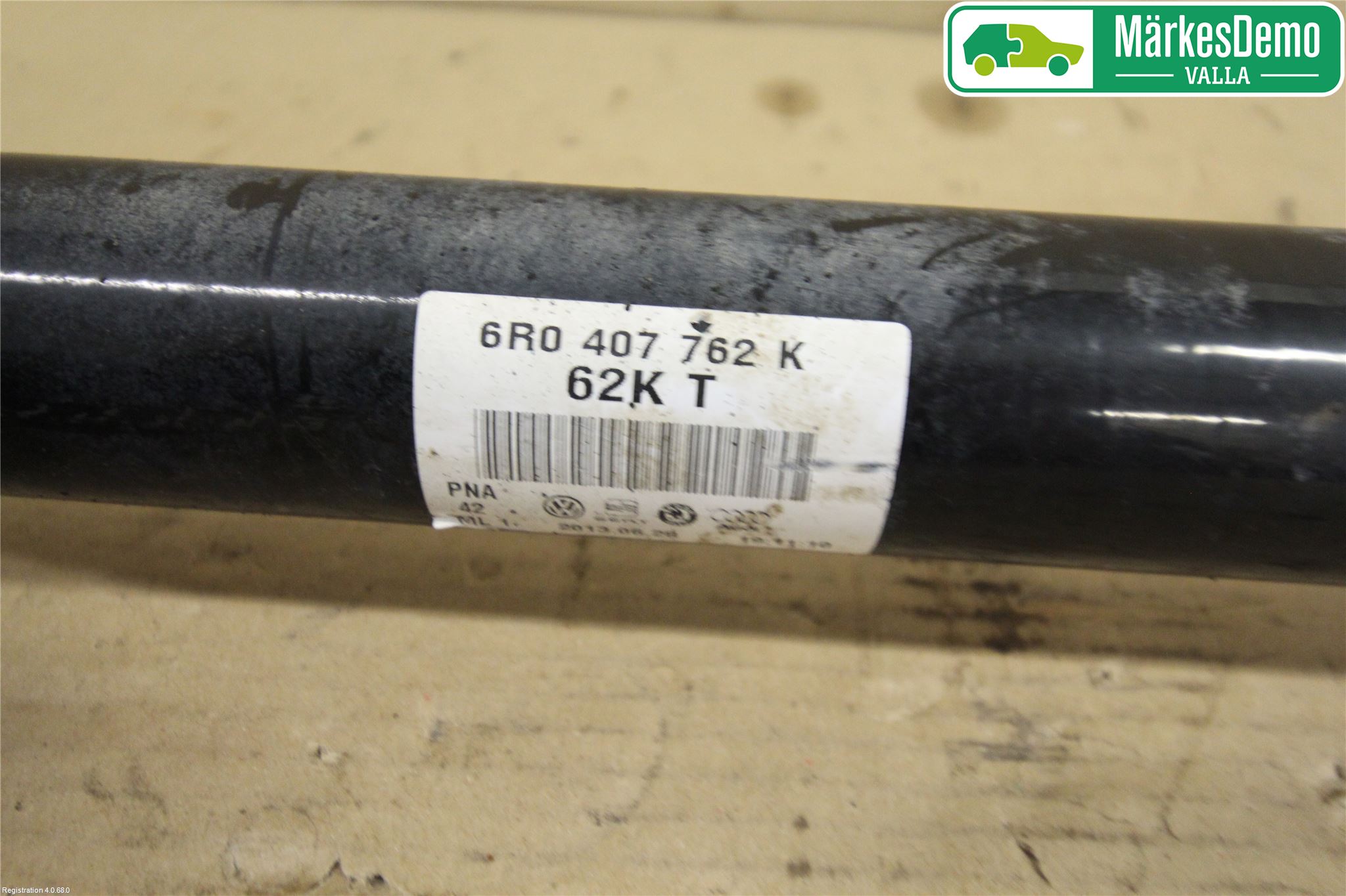 Volkswagen VW POLO 10-17 Drivaxel Fram Höger