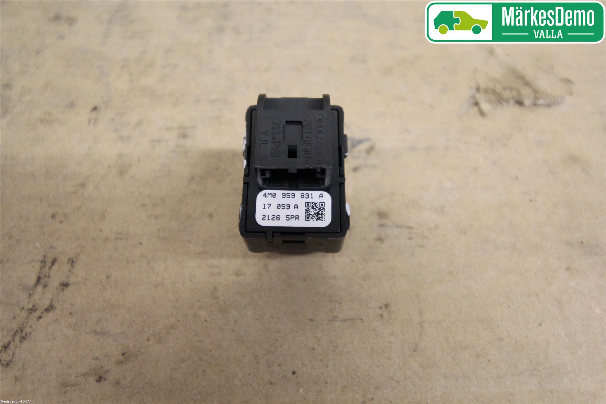 Audi A5 17- Strömställare Baklucka