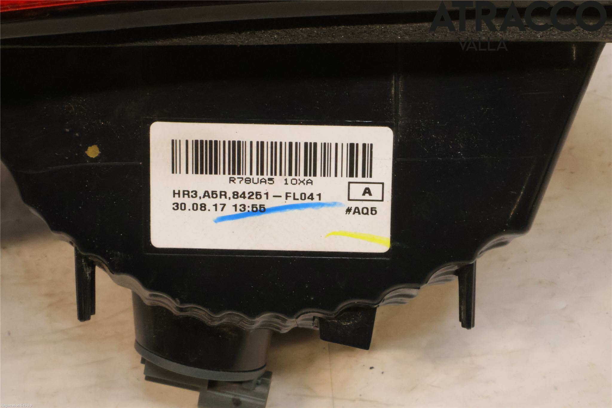 Subaru XV 18-22 Bakljus Lucka Hö