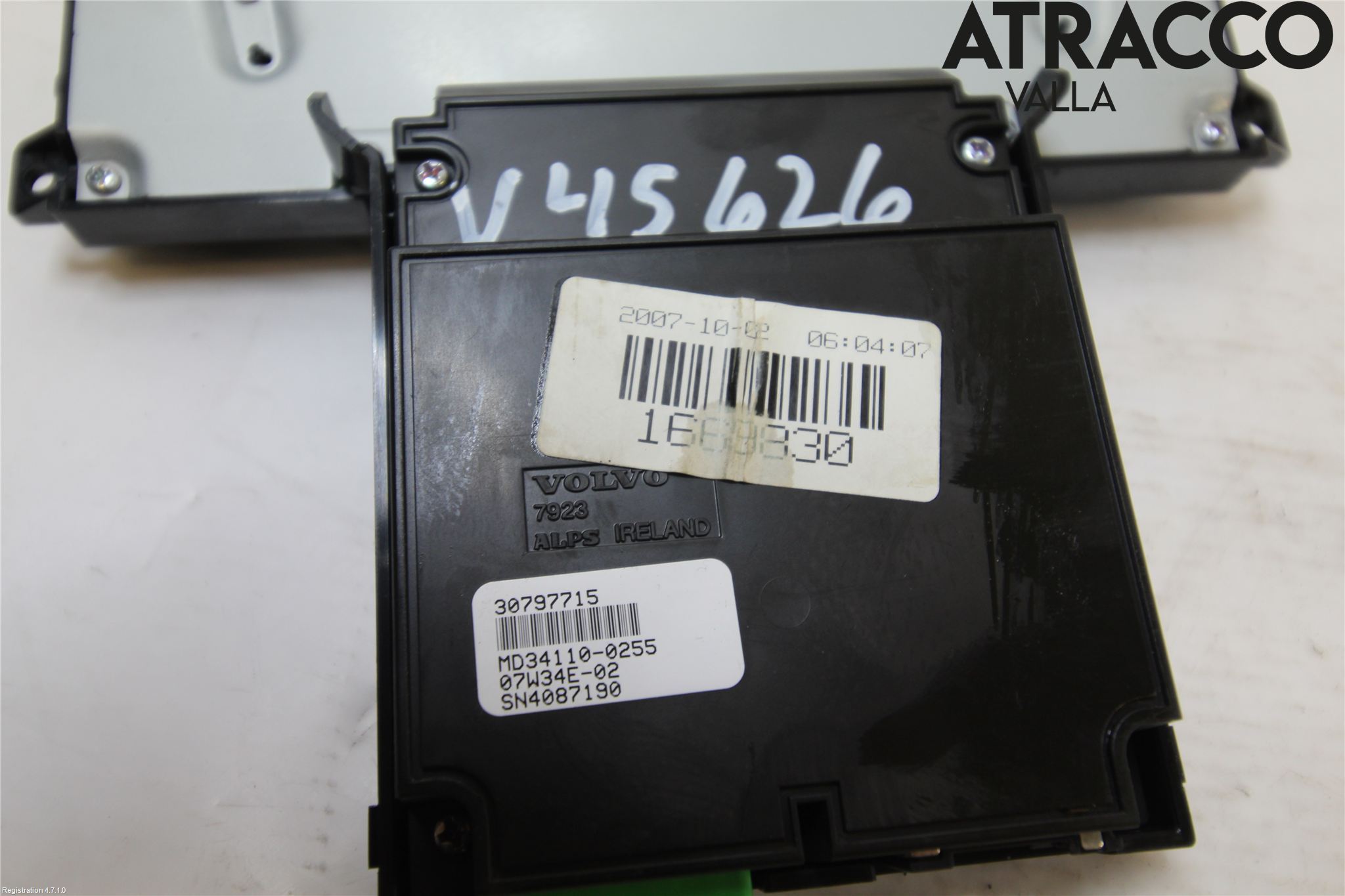 Volvo S80 07-13 Kontrolldisplay