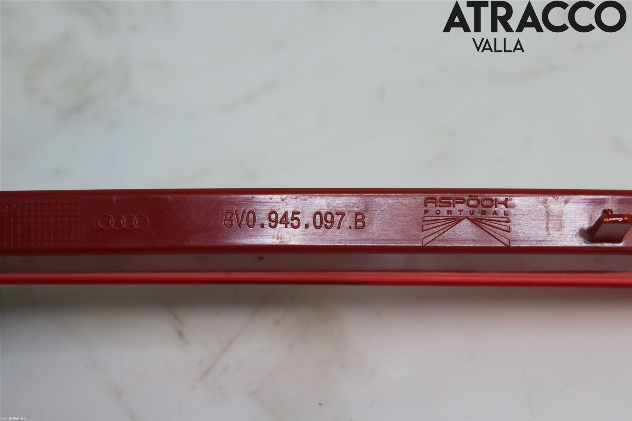 Audi A3/S3 8V 13-20 Bromsljus Bakruta