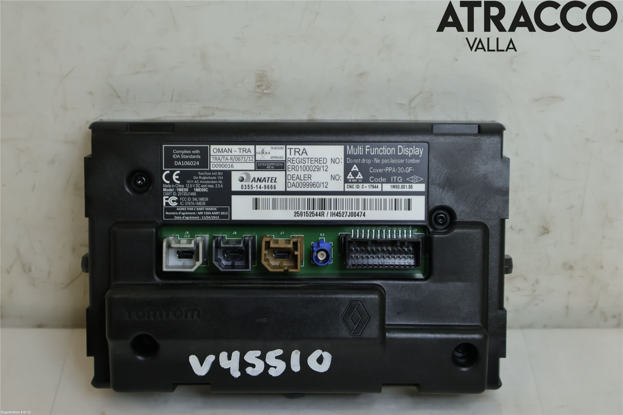 Renault KANGOO II 08-14 Multifunktionsdisplay