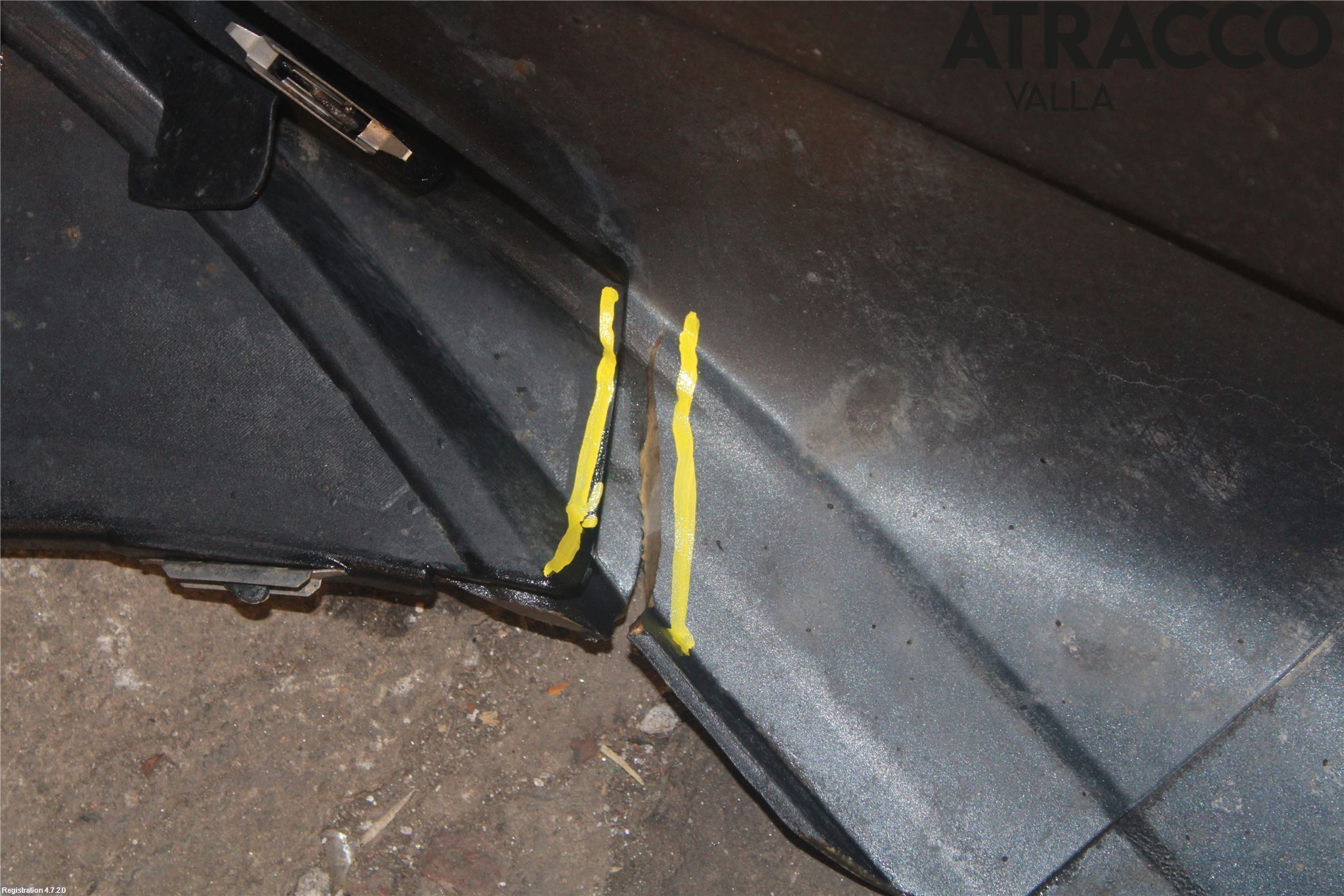 Audi A4 12-15 Stötfångarbeklädnad Bak