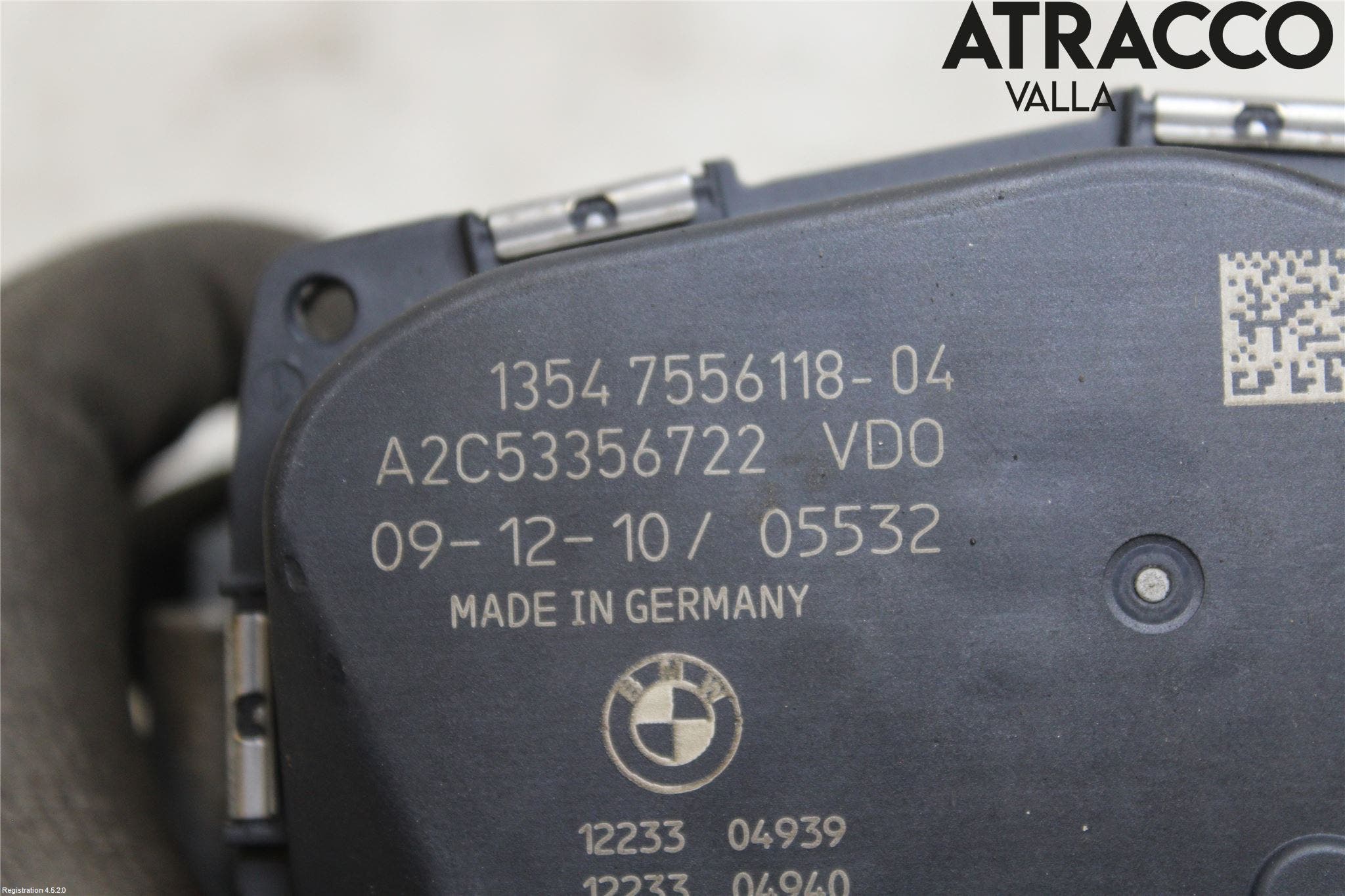 BMW 5 F10/F11/F18 09-17 Injspjällhus