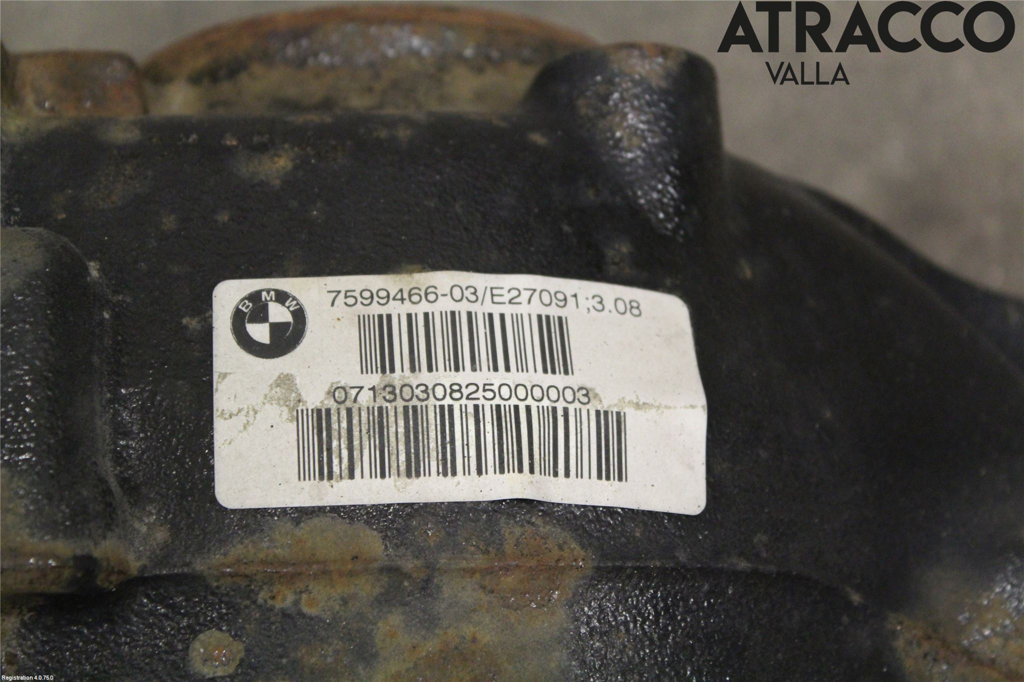 BMW 3 F30/F31/F80 12-19 Bakväxel-Diff