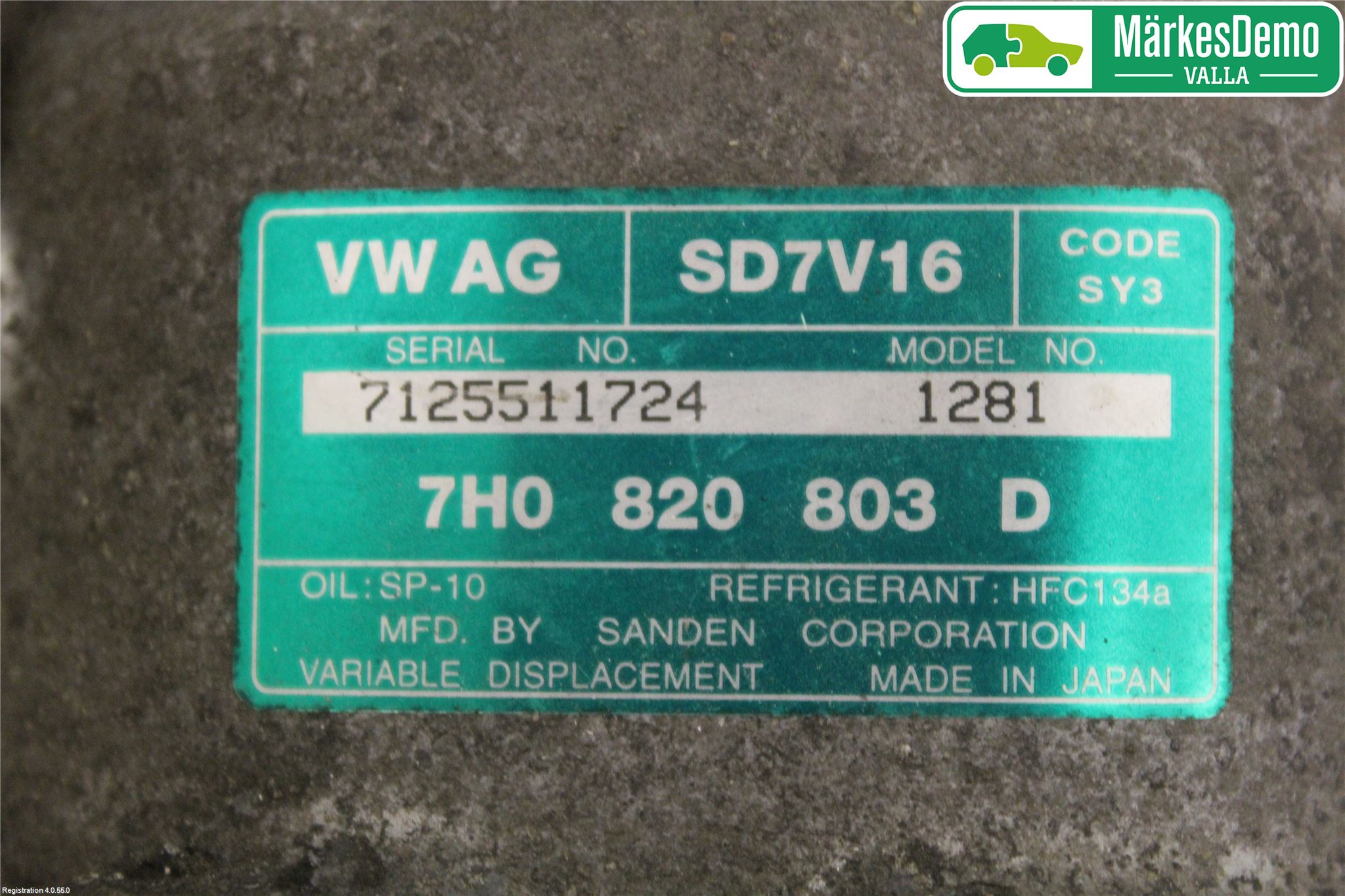 Volkswagen VW CADDY      04-10 Ac Kompressor